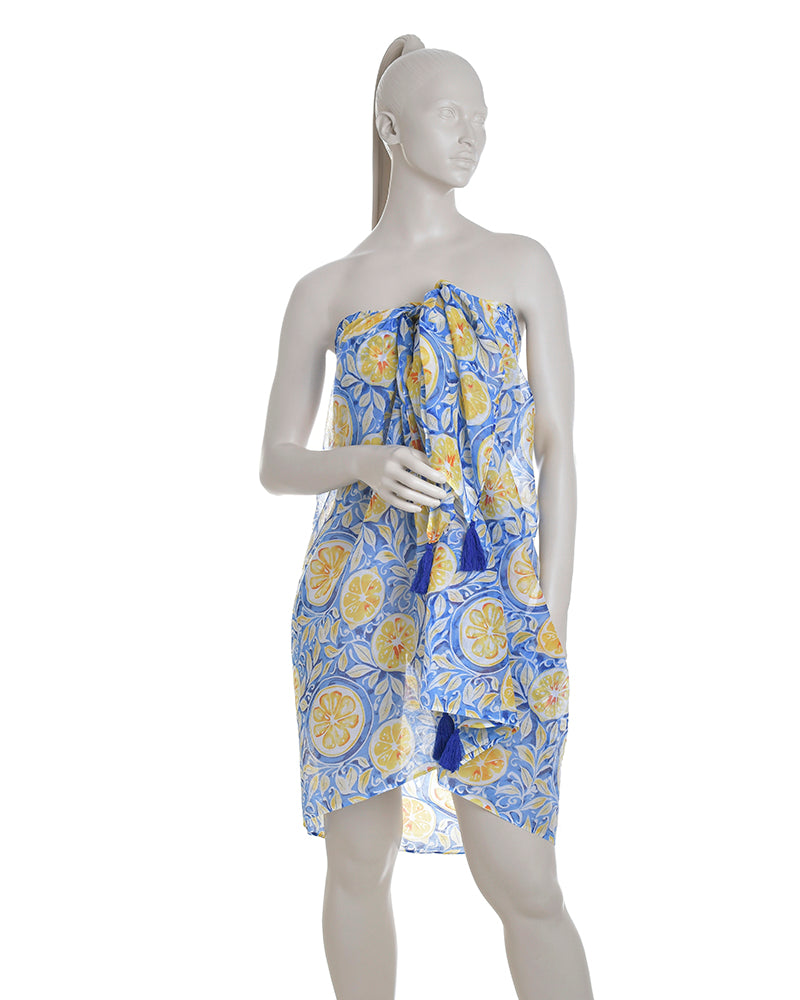 Ble Resort Collection Pareo con Fiori