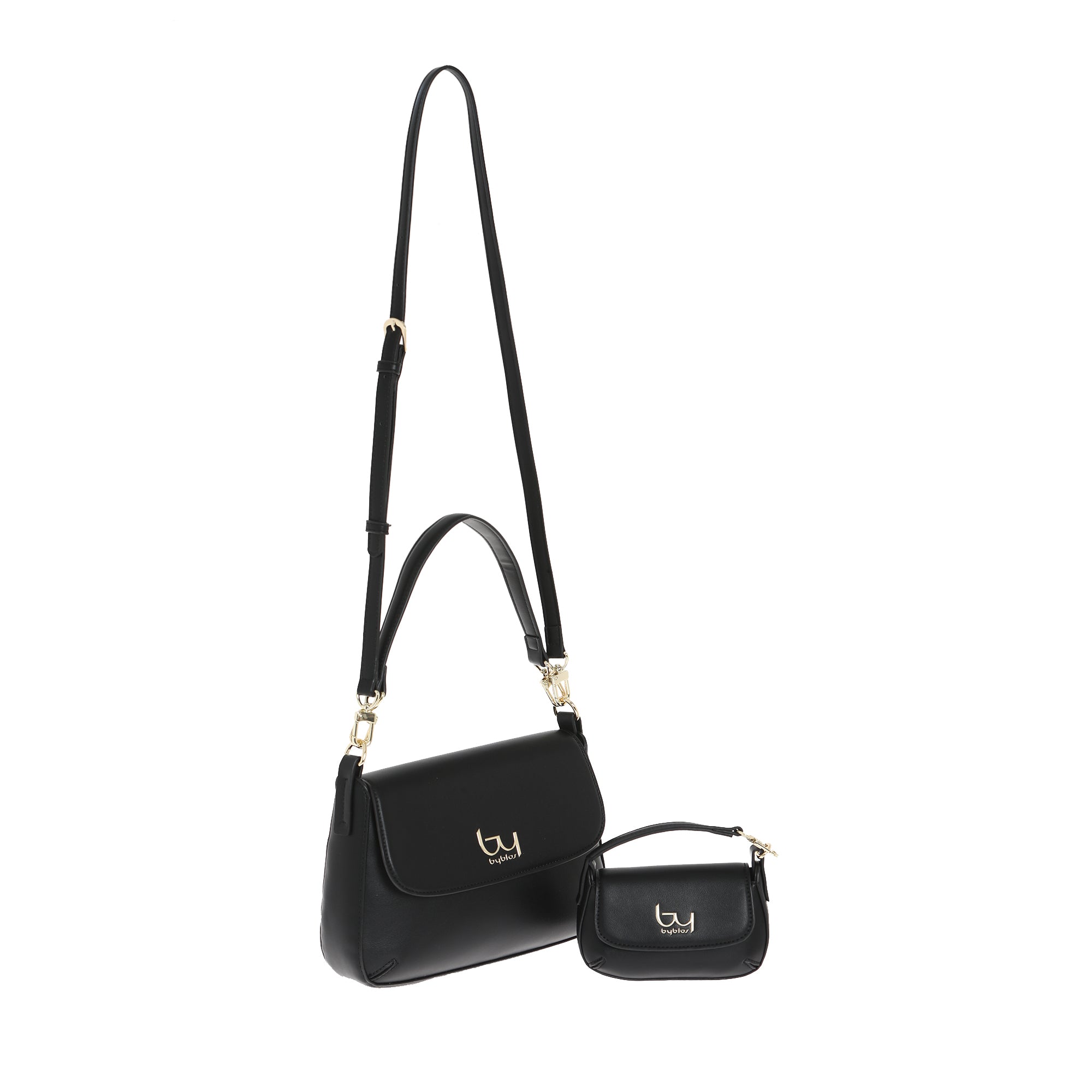 Borsa a spalla By Byblos con mini pochette abbinata NERO TU | Giò Fashion