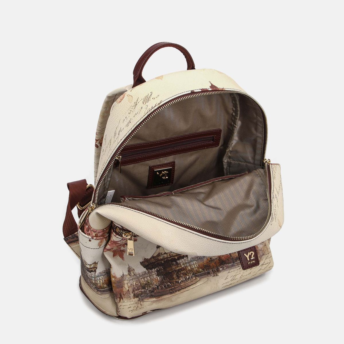 Ynot? Yes Bag Zaino Large Donna con Tasca Frontale