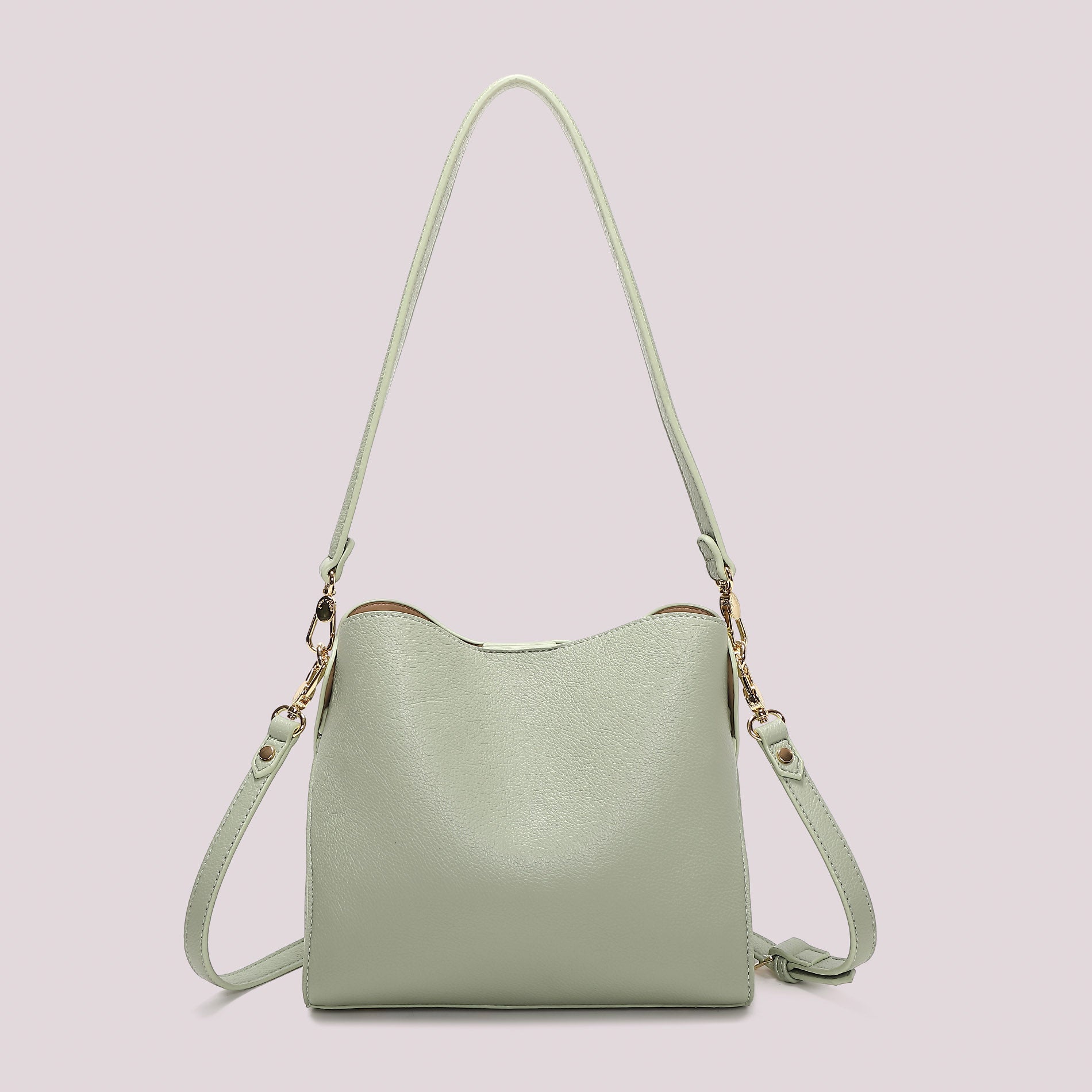 Mimi Mua borsa a spalla elegante con dettaglio cinturino e tracolla VERDE TU | Giò Fashion
