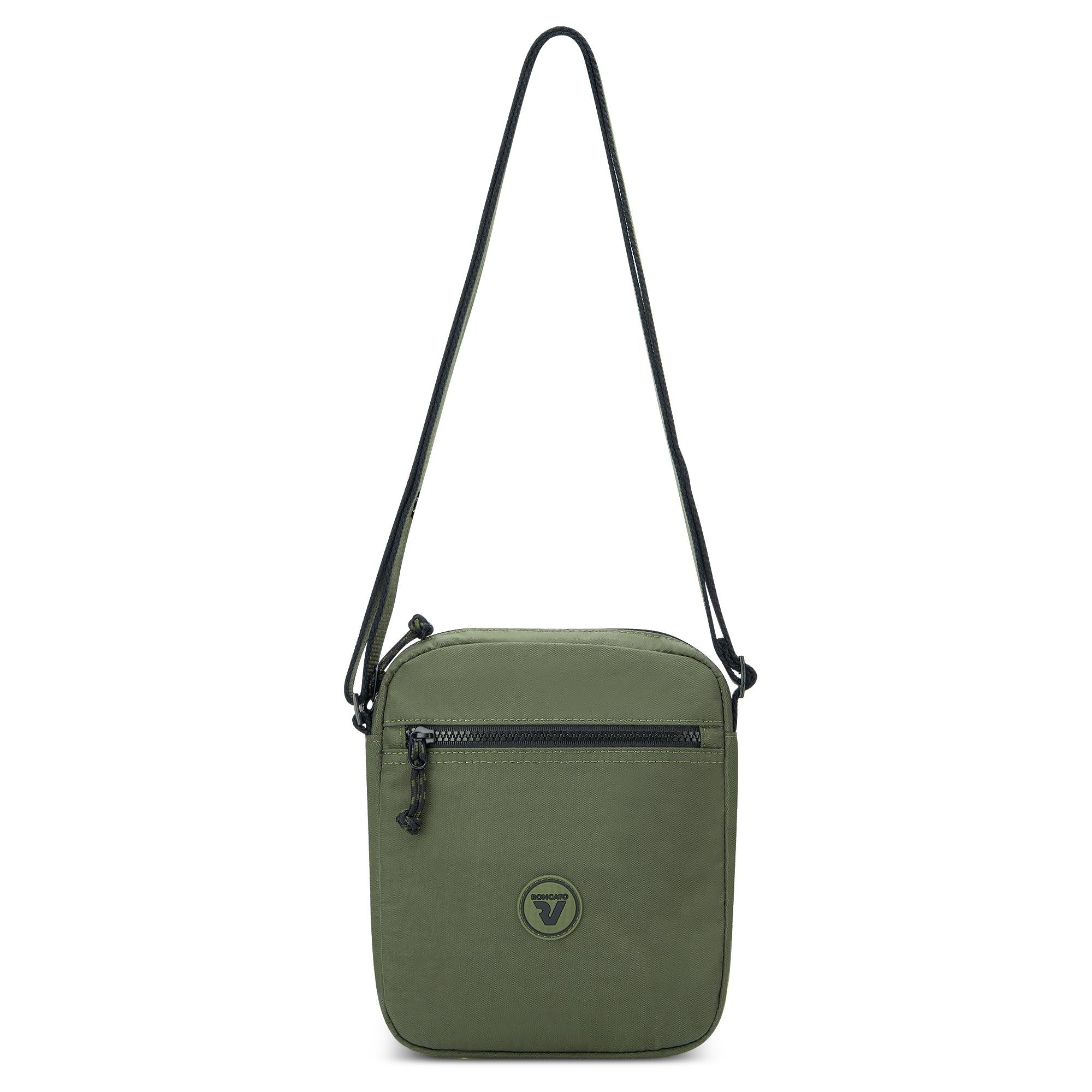 Borsa a tracolla Roncato compatta con tasca frontale