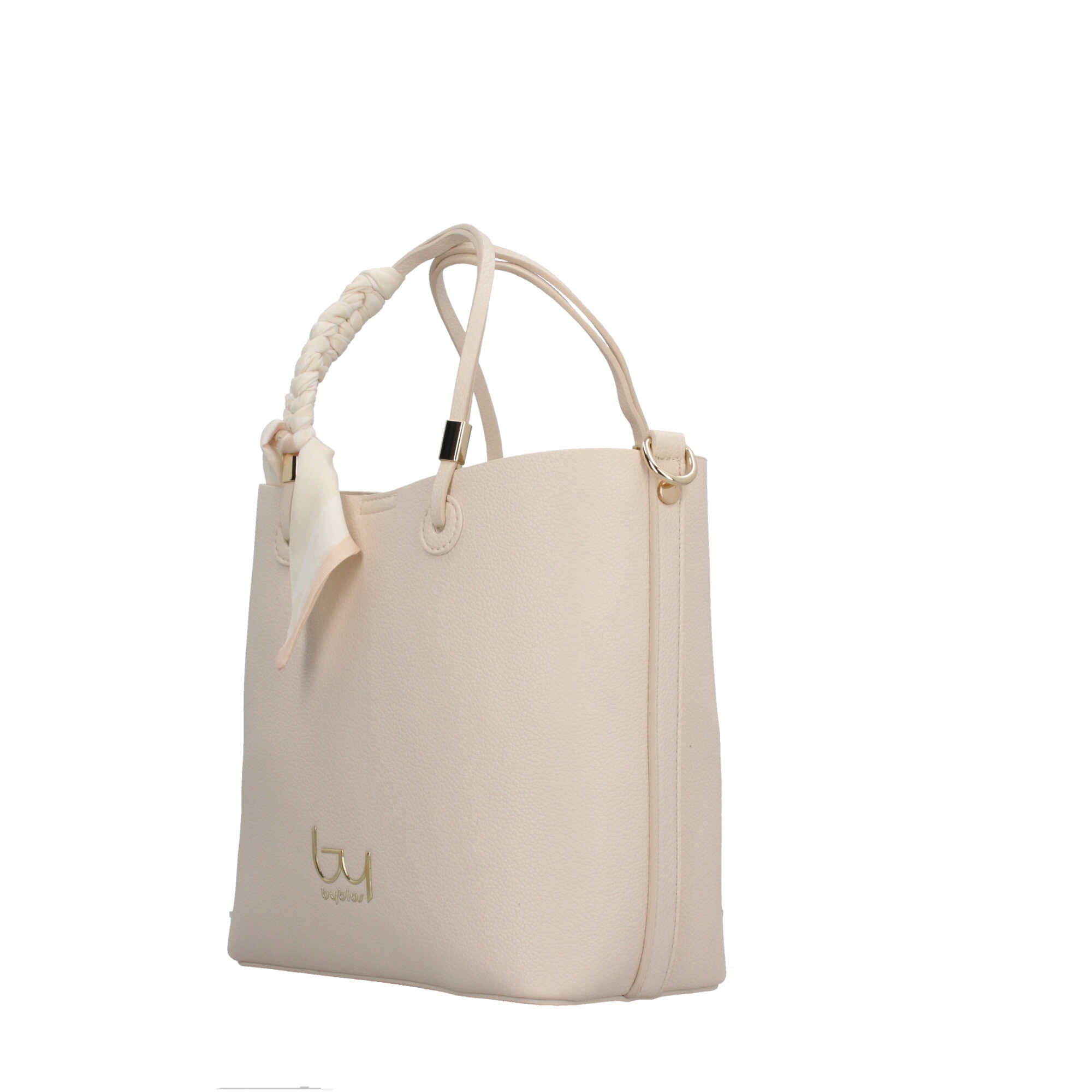 Borsa a mano con foulard removibile By Byblos Avorio TU | Giò Fashion