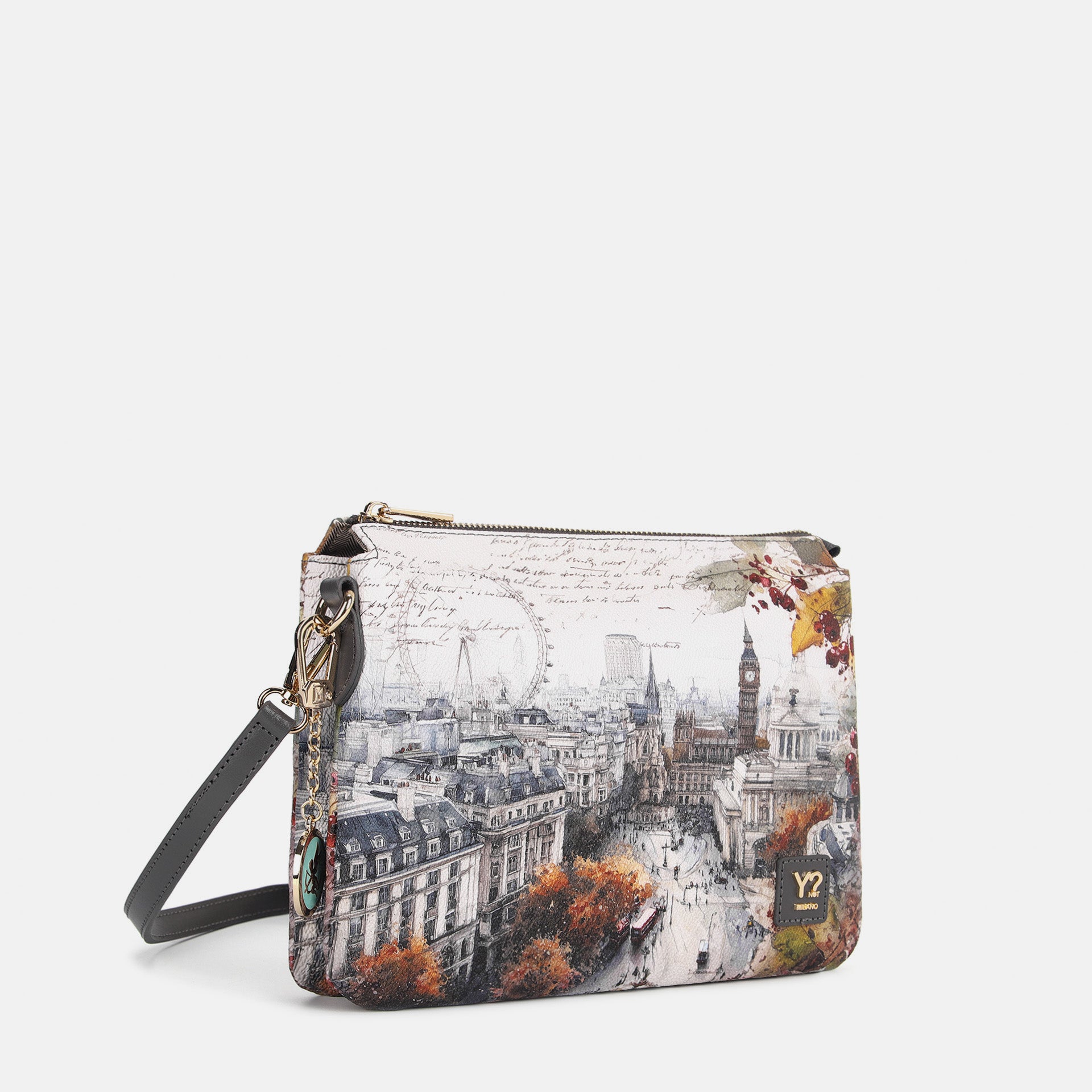 Ynot? Yes Bag Borsa a Tracolla Donna con Due Scomparti
