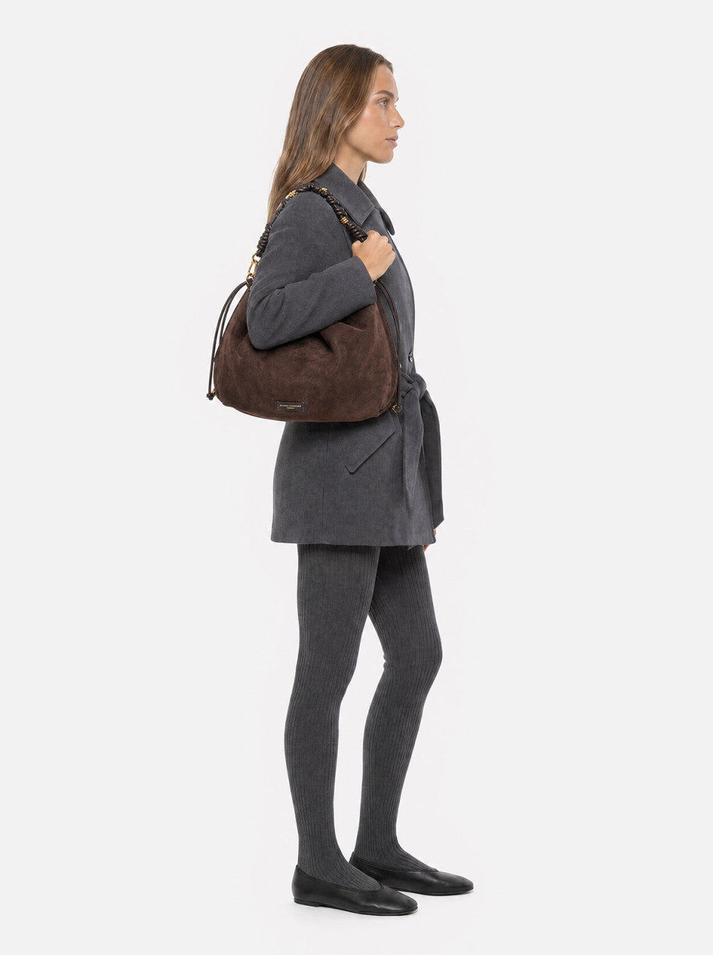 Gianni Chiarini Morgana Borsa Grande in Pelle Scamosciata