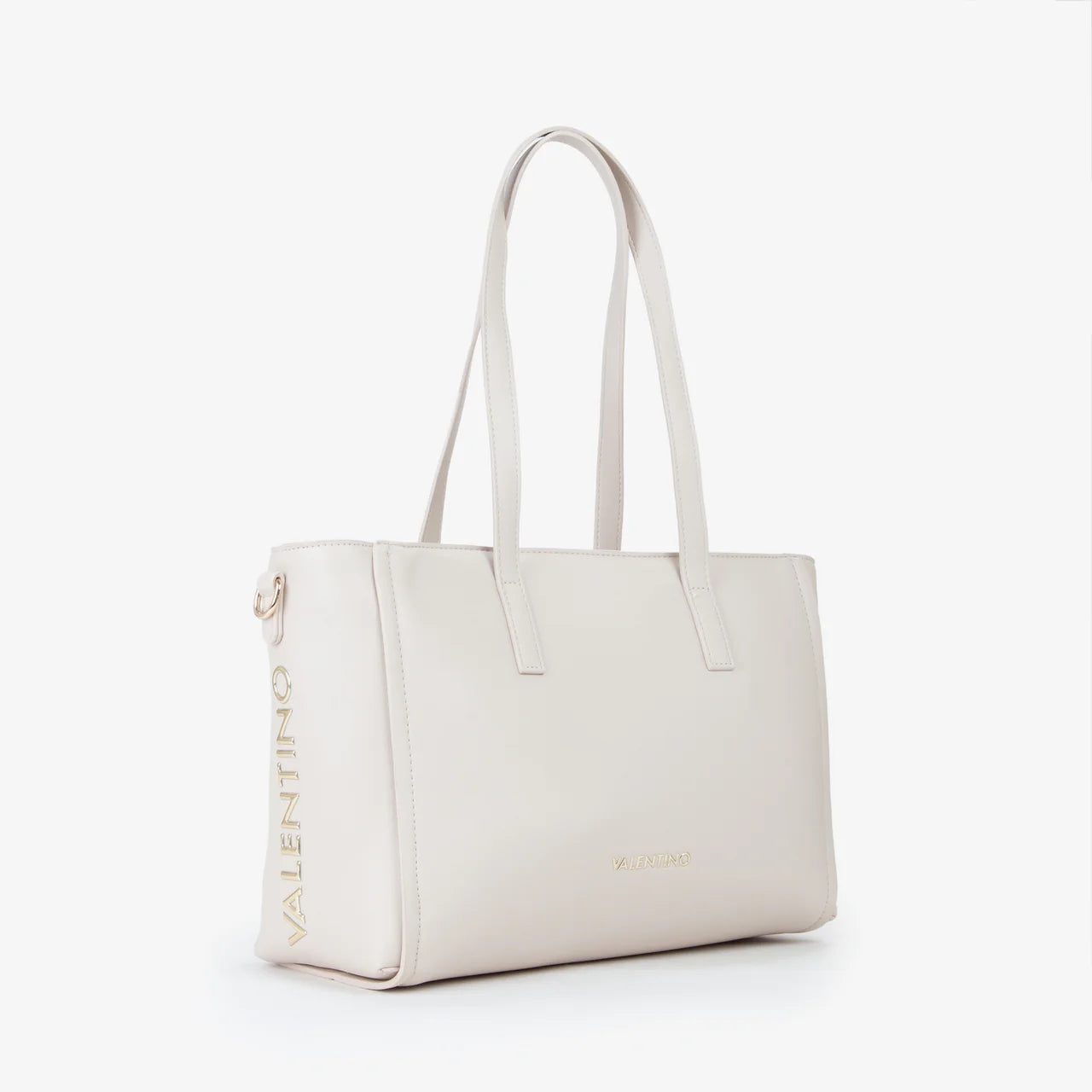 Valentino borsa shopper donna elegante con doppi manici Avorio TU | Giò Fashion