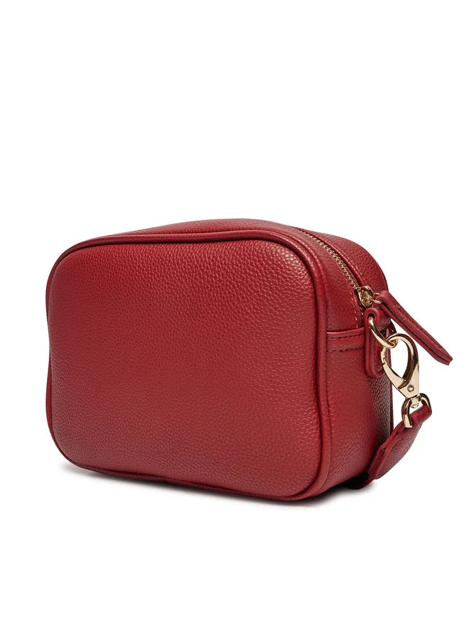 Borsa a tracolla Valentino con logo frontale e design compatto Rosso TU | Giò Fashion