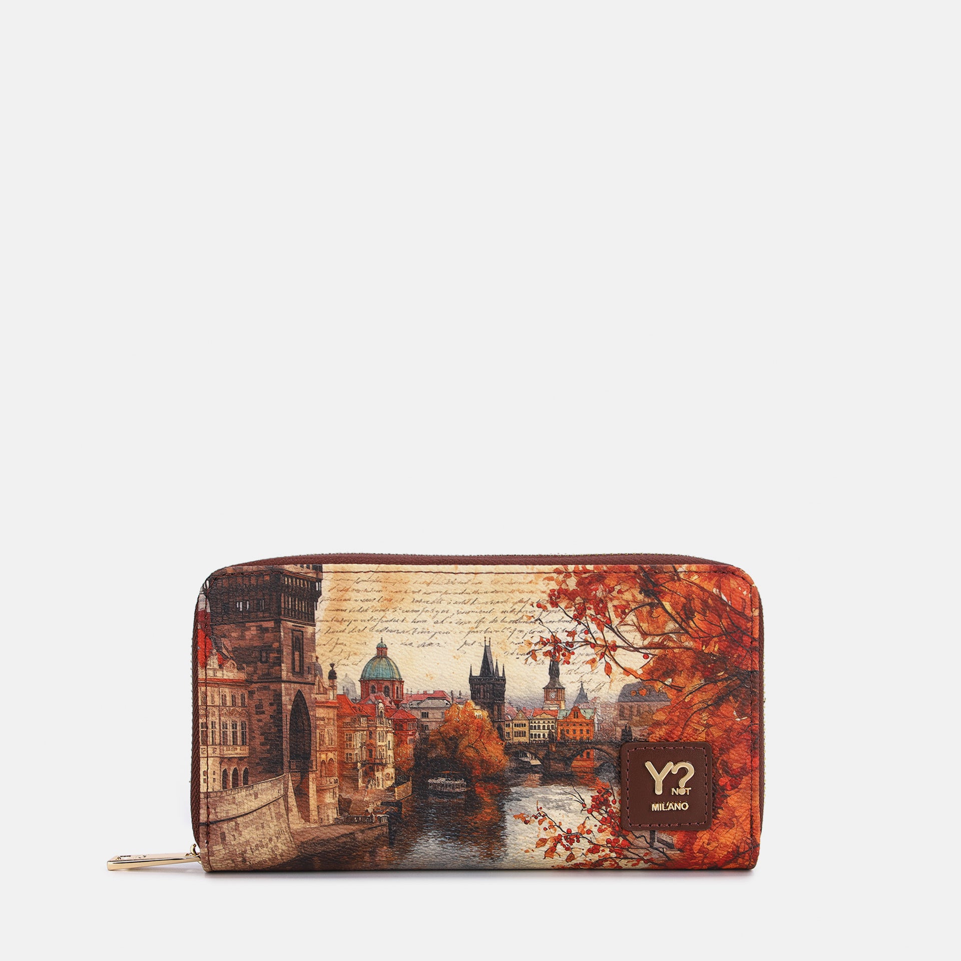 Ynot? Yes Bag Portafoglio Donna Grande in Ecopelle