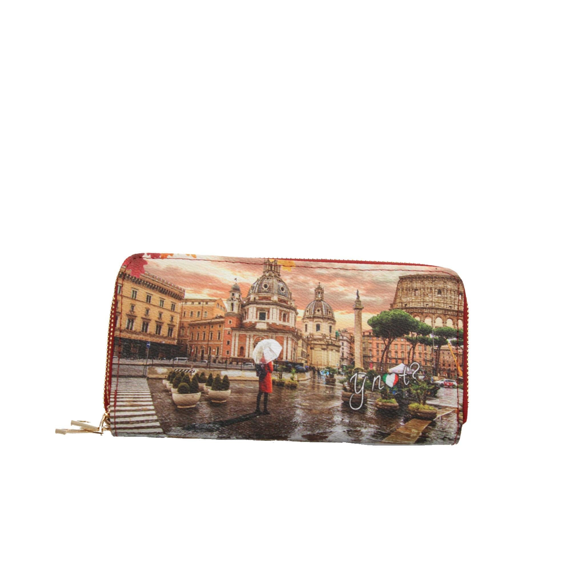 Portafoglio Y Not Capiente con Chiusura a Zip ROME RAINI TU | Giò Fashion
