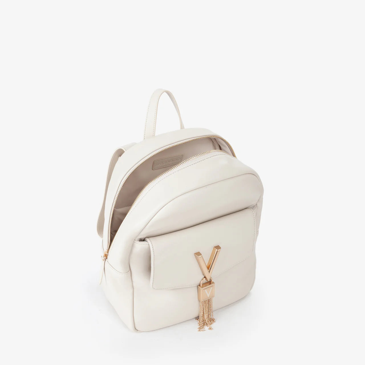 Valentino zaino donna elegante con dettaglio V frontale