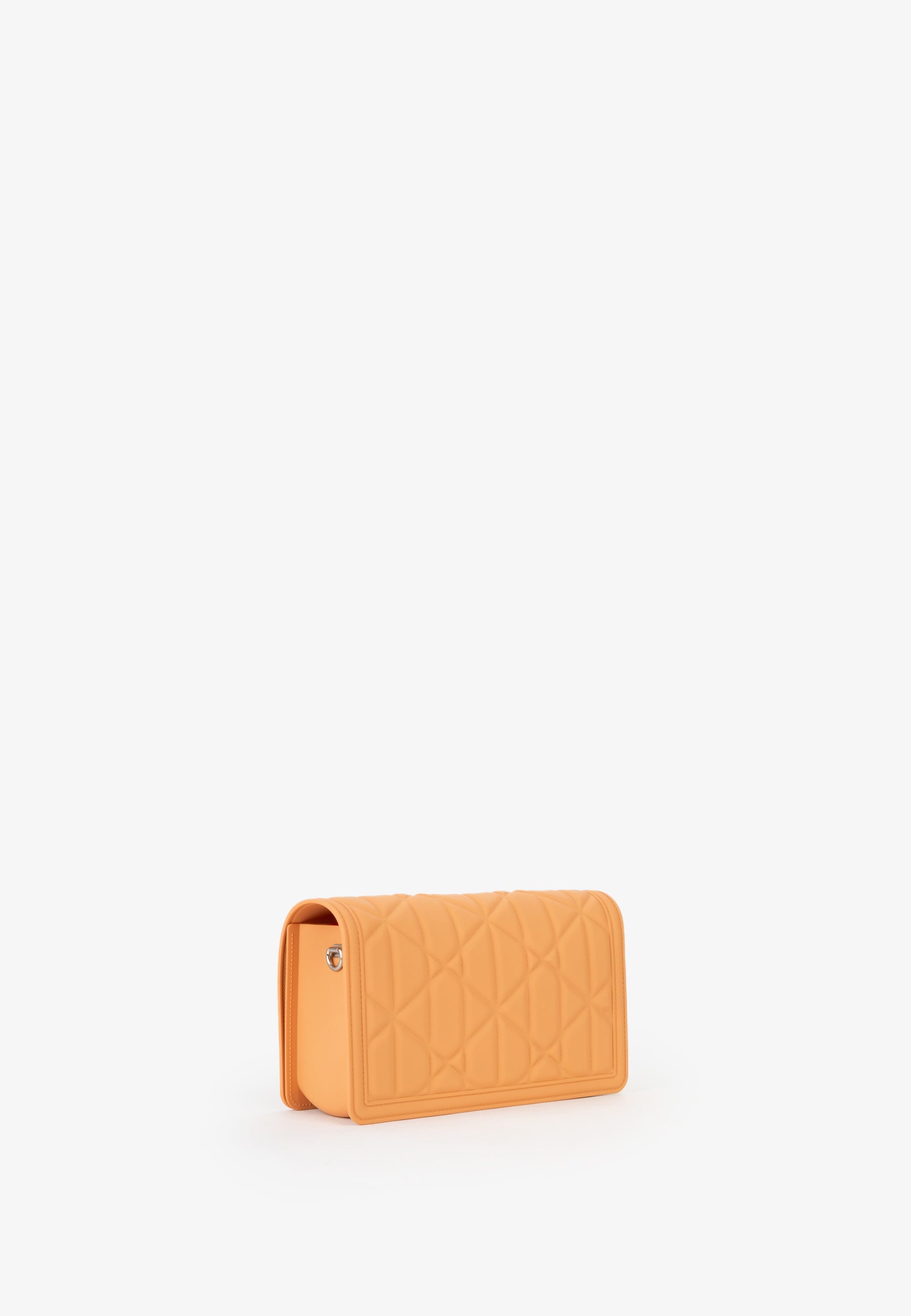 Borsa a tracolla donna Mario Valentino trapuntata con chiusura a scatto e tracolla logata ARANCIO TU | Giò Fashion