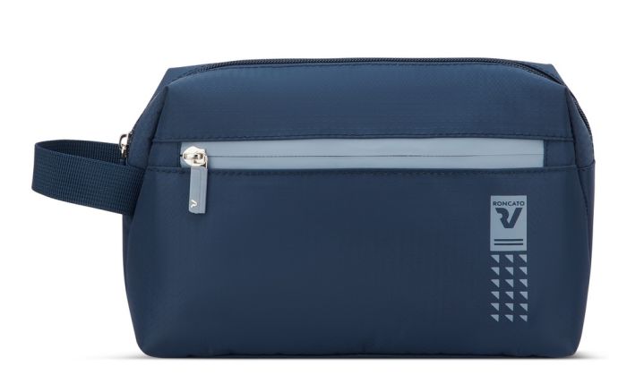 Roncato beauty case da viaggio compatto con tasche organizzate e manico laterale BLU TU | Giò Fashion