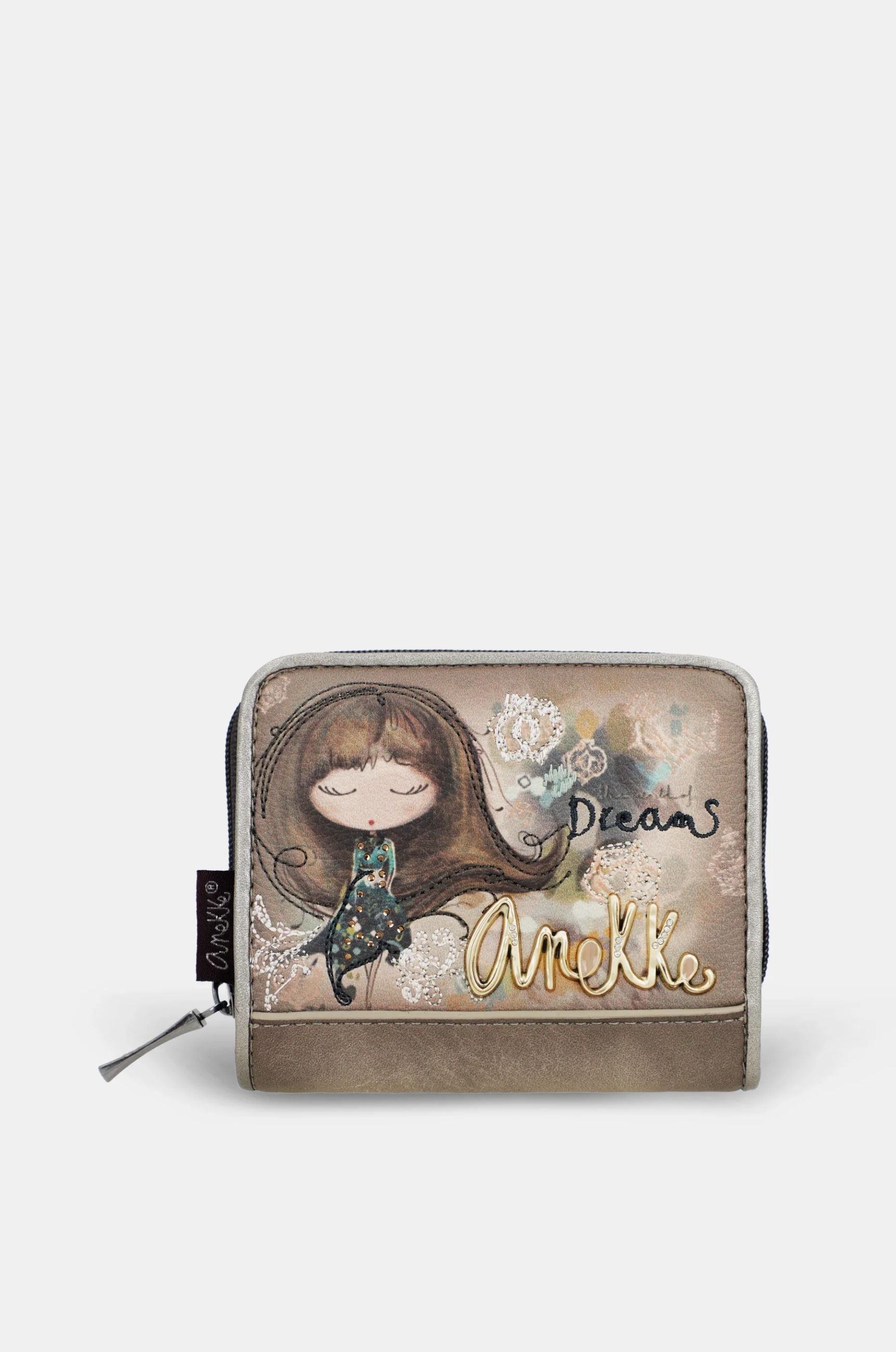 Portafoglio piccolo Anekke The World of Dreams Beige TU | Giò Fashion