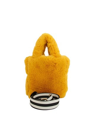 Liu Jo Mini Bag Morbida in Peluche da Donna Arancione TU | Giò Fashion