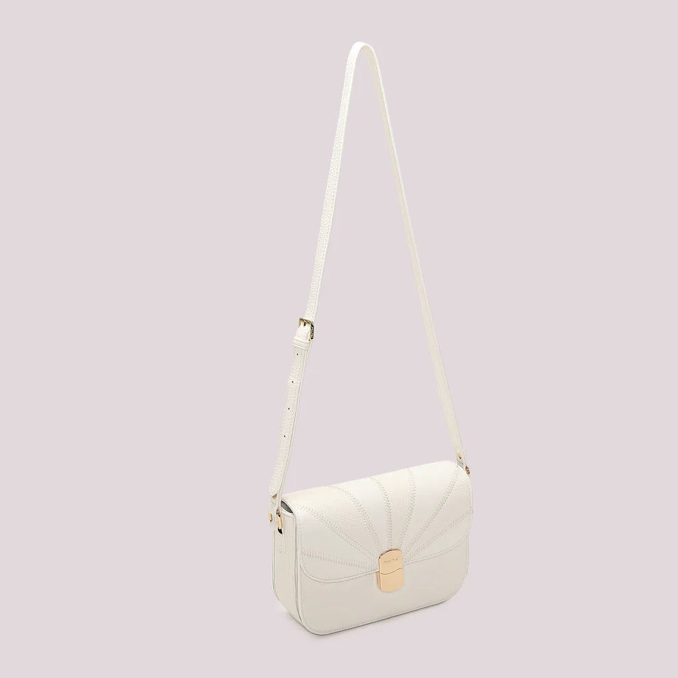 Mimi Mua borsa a tracolla compatta con patta decorata