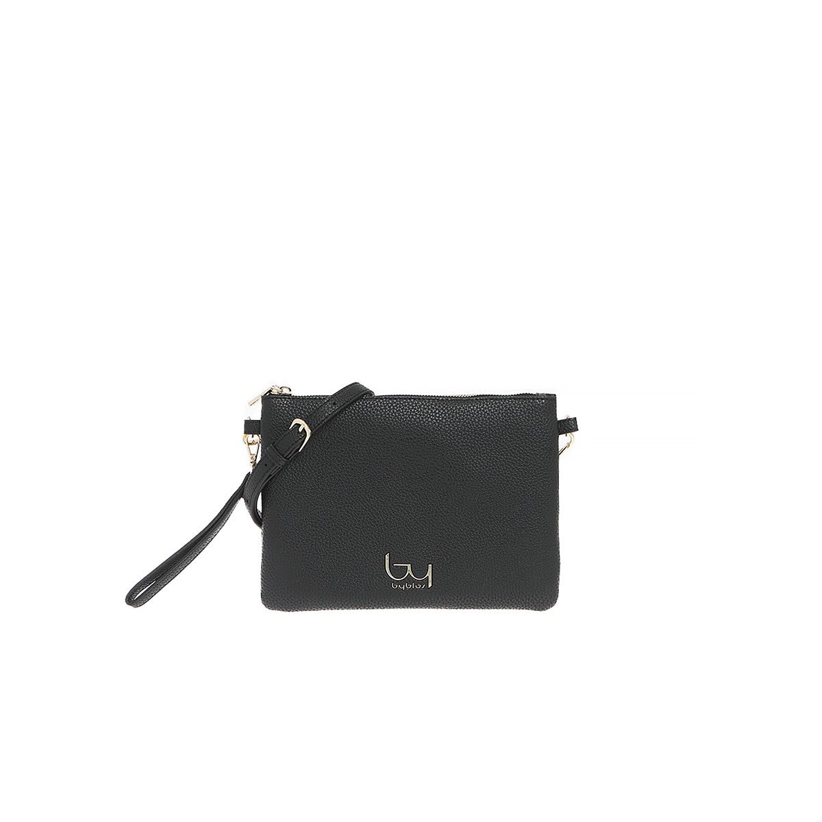 By Byblos pochette donna in ecopelle con tracolla removibile NERO TU | Giò Fashion