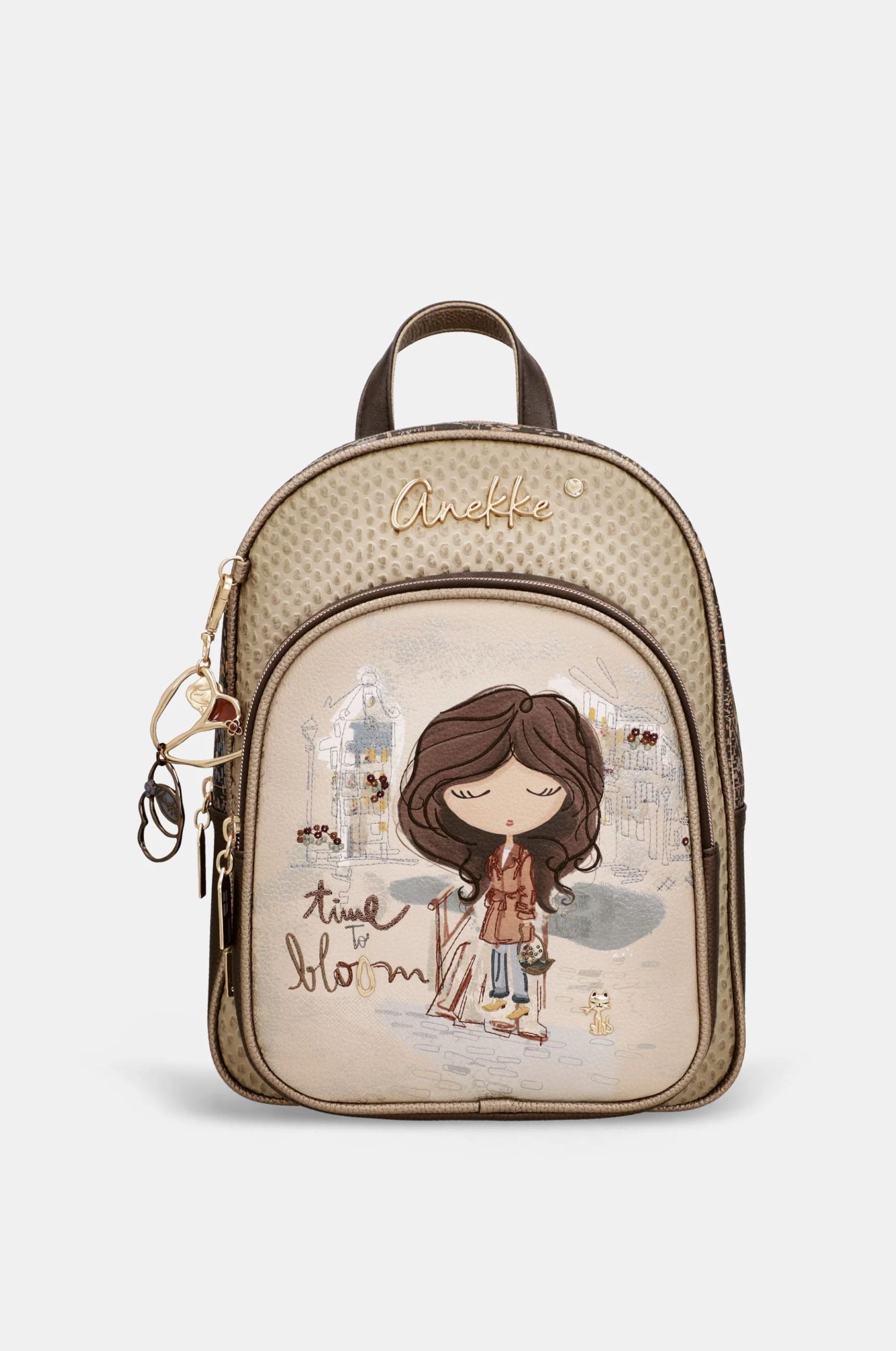 Zaino Donna Anekke con Tasche e Chiusura a Cerniera