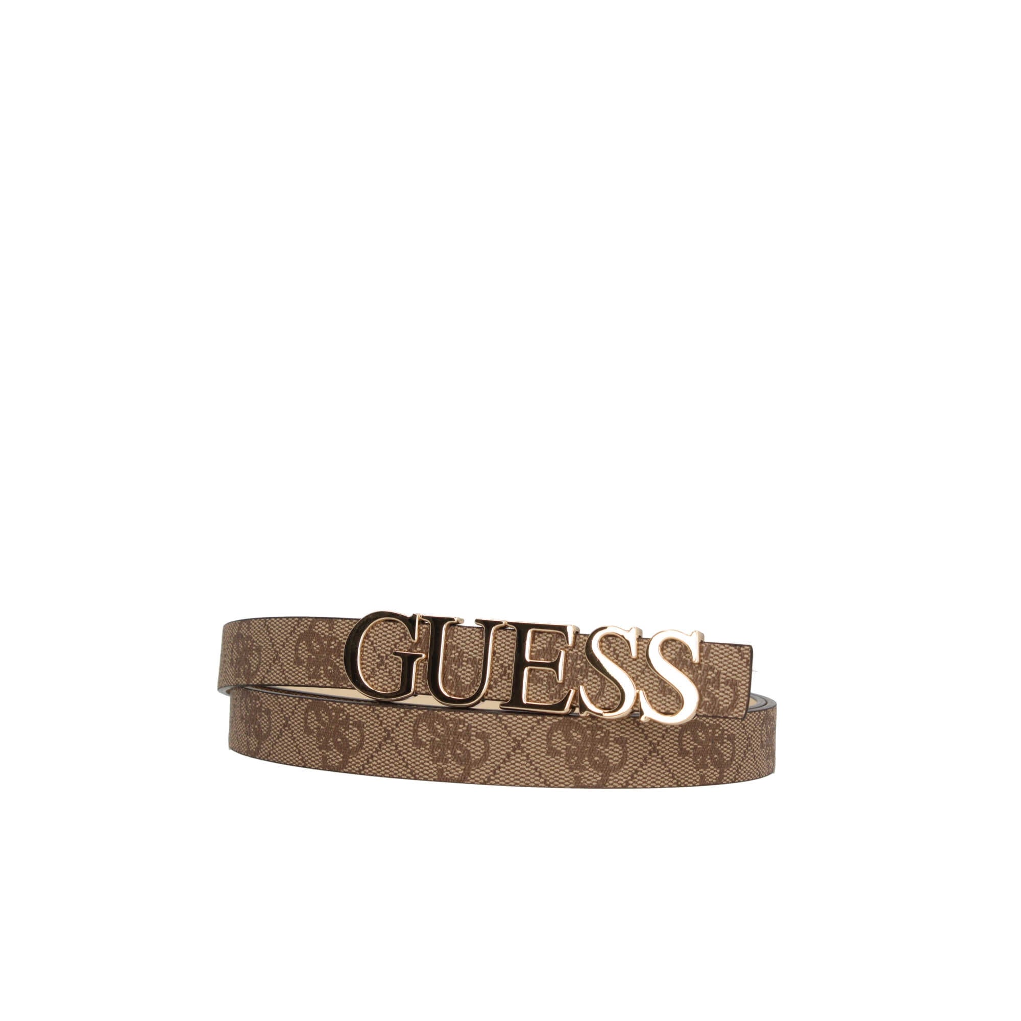 Cintura Guess con maxi logo metallico BEIGE L | Giò Fashion