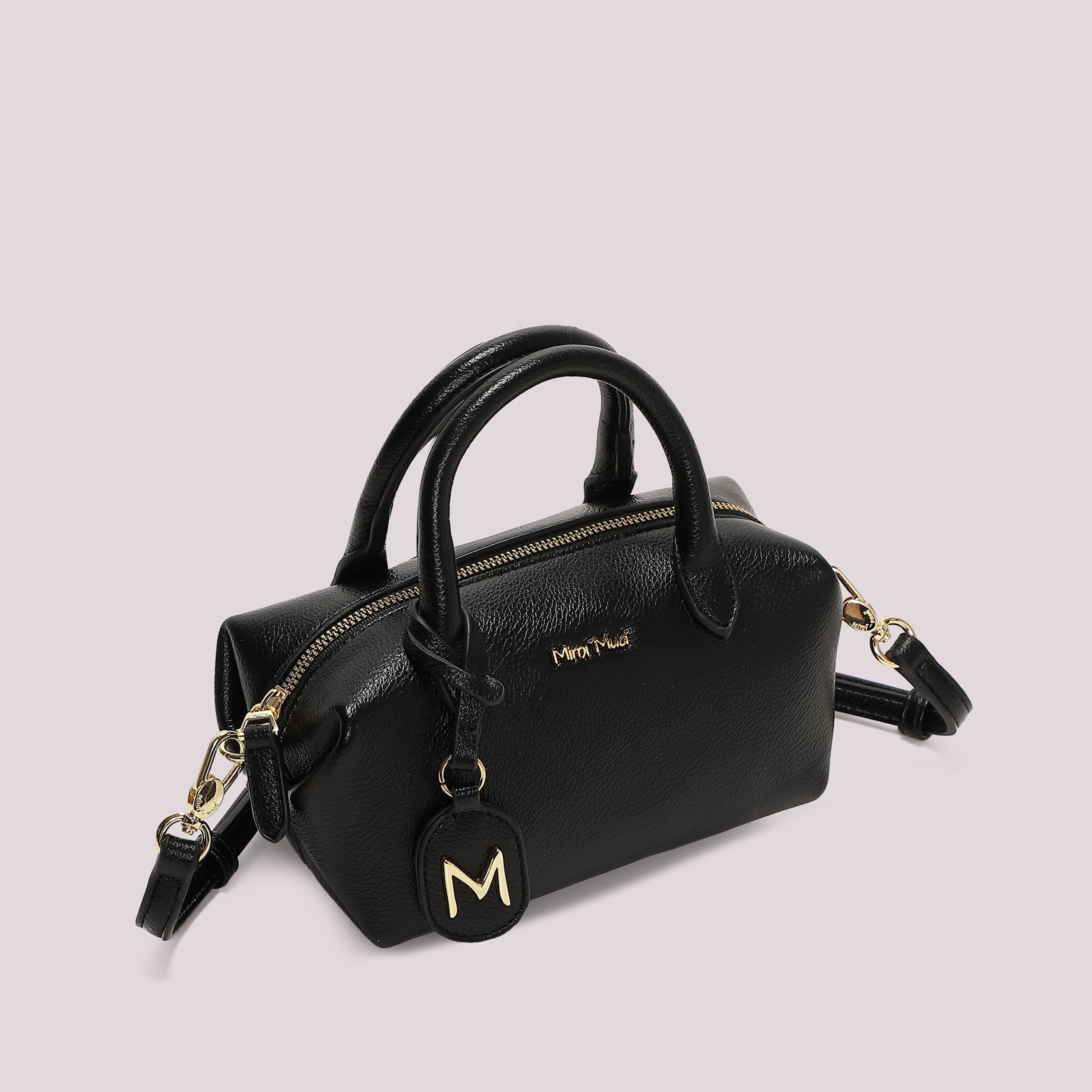 Borsa Bauletto Piccola Donna Mimi Mua con Targhetta Logata
