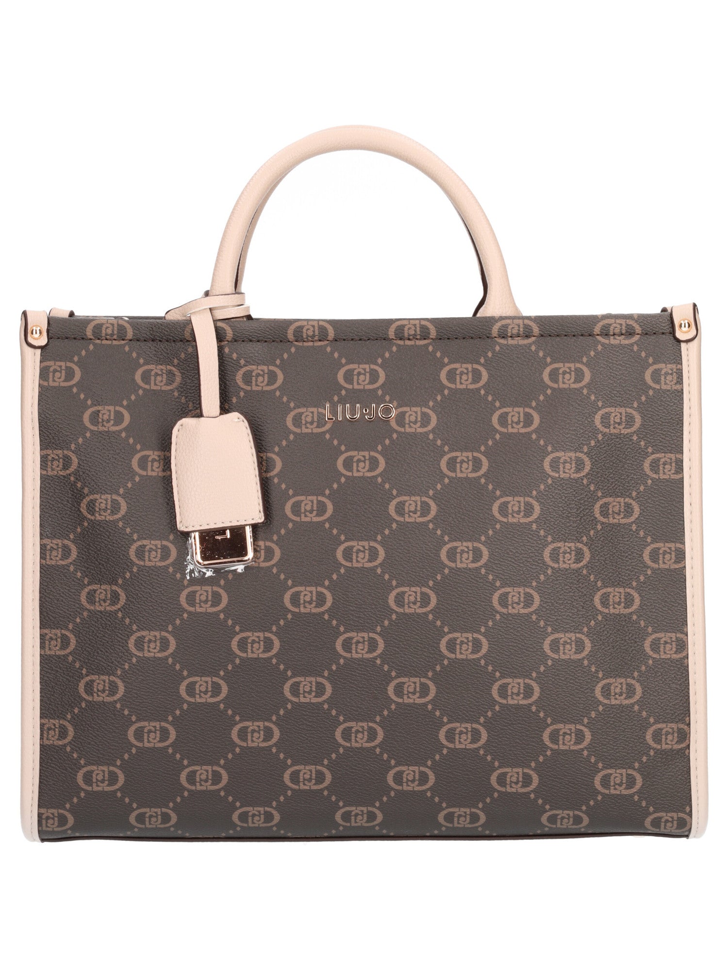 Borsa shopping Liu Jo con doppio manico e tracolla Beige TU | Giò Fashion
