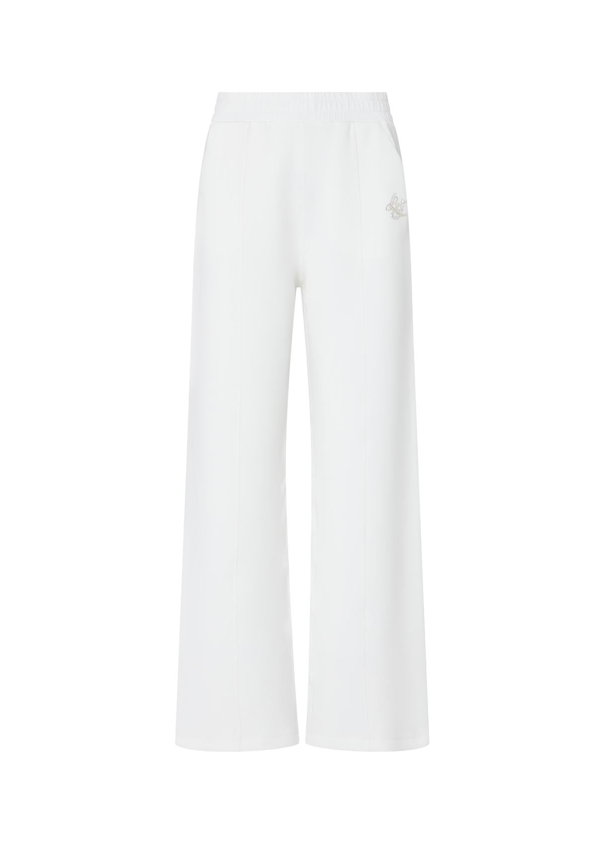 Liu Jo Pantaloni Donna in Scuba con Vita Elasticizzata