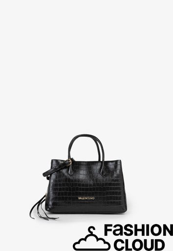 Valentino Borsa a Mano con Trama Effetto Cocco e Tracolla