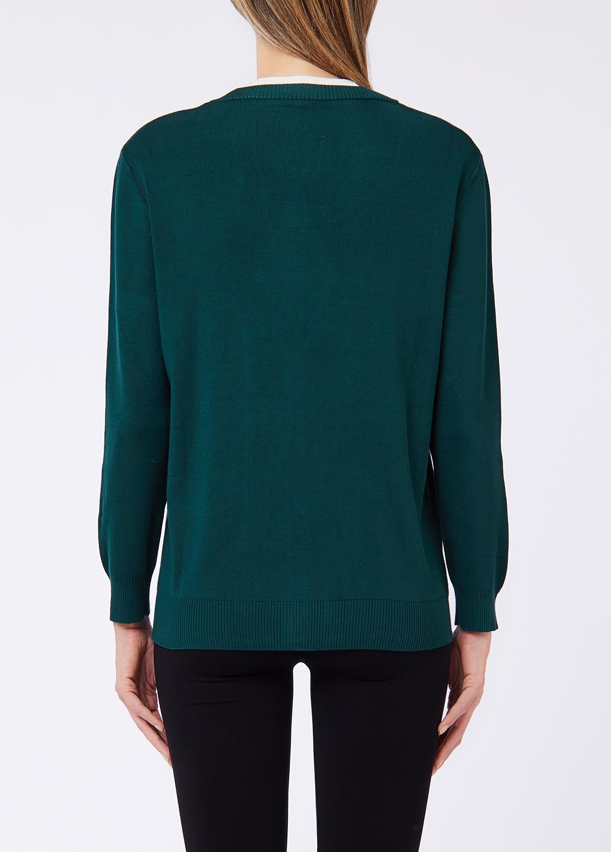 Liu Jo Cardigan Donna Aperto in Maglia con Tasche