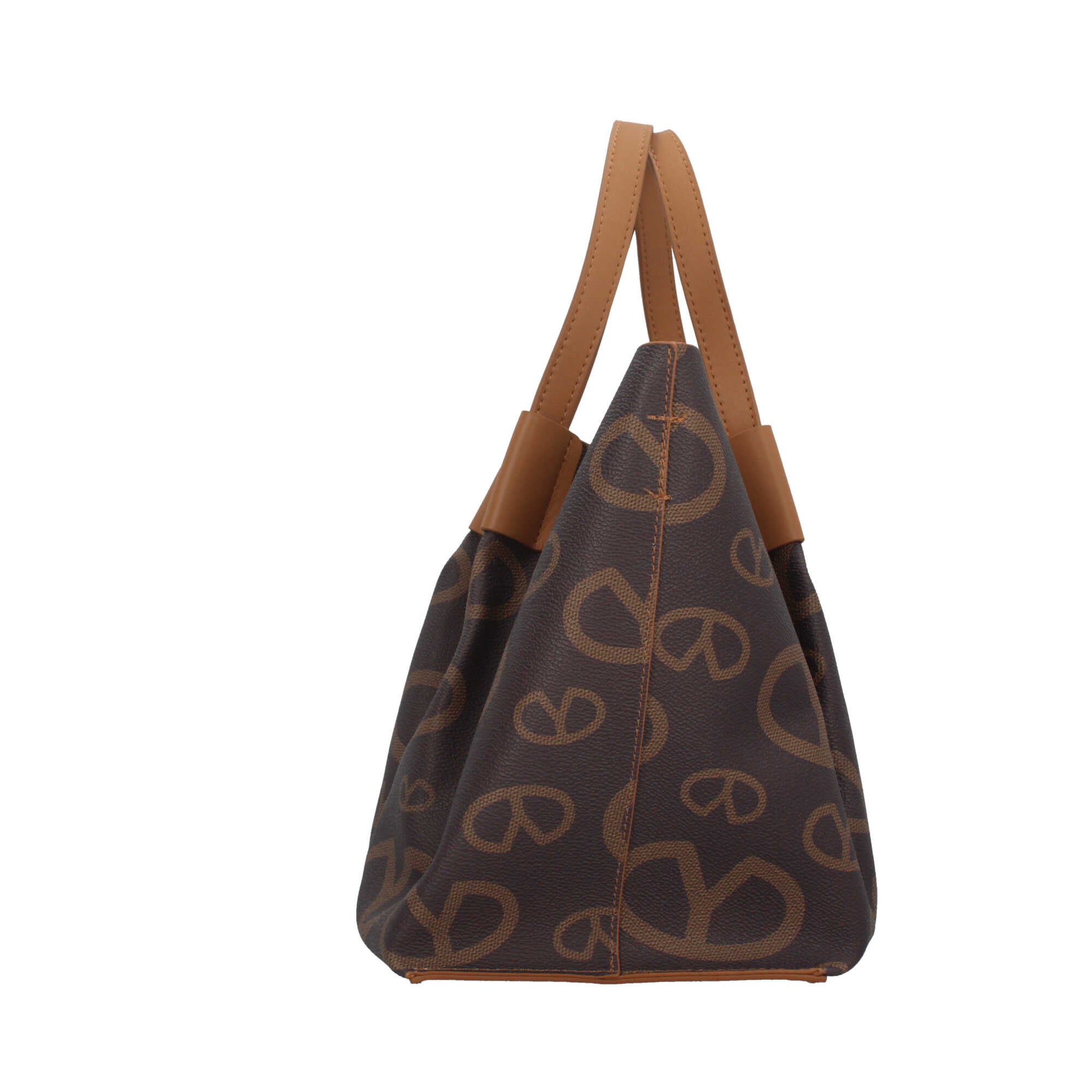 Borsa a mano con chiusura zip e tracolla removibile Y Not Marrone TU | Giò Fashion