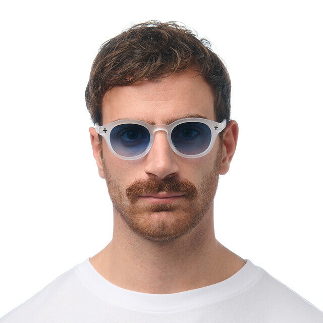 OKKIA Milano Occhiali da Sole Unisex con Lenti Sfumate e Protezione UV400