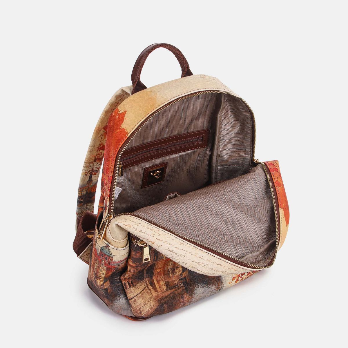 Ynot? Yes Bag Zaino Large Donna con Tasca Frontale