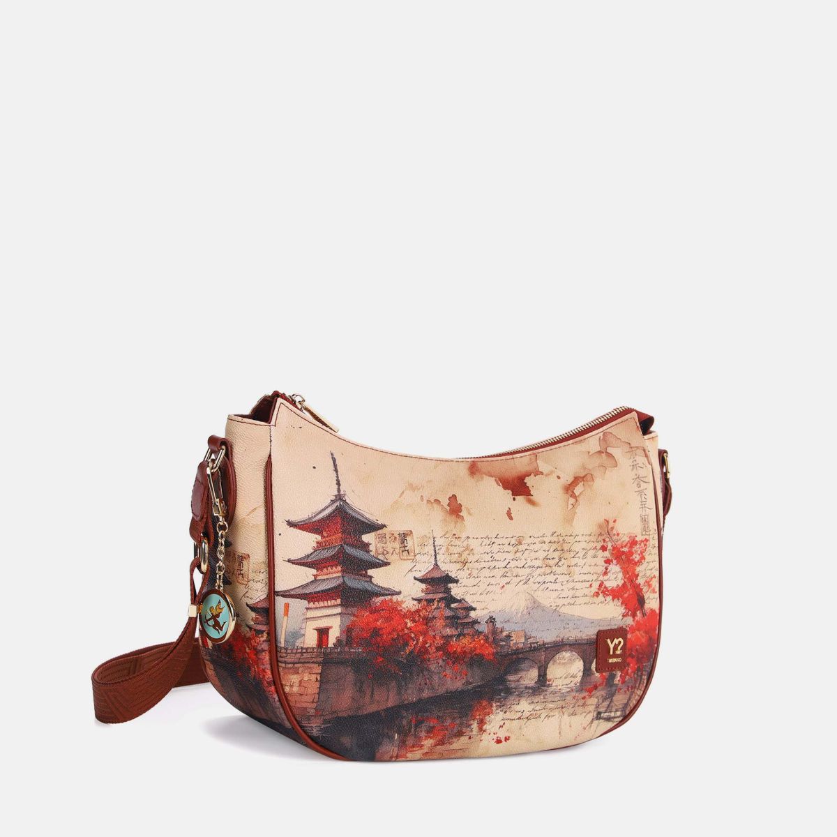 Ynot? Yes Bag Borsa a Spalla Donna con Tracolla