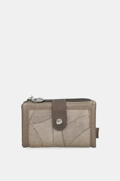 Portafoglio donna Anekke piccolo con zip Marrone TU | Giò Fashion