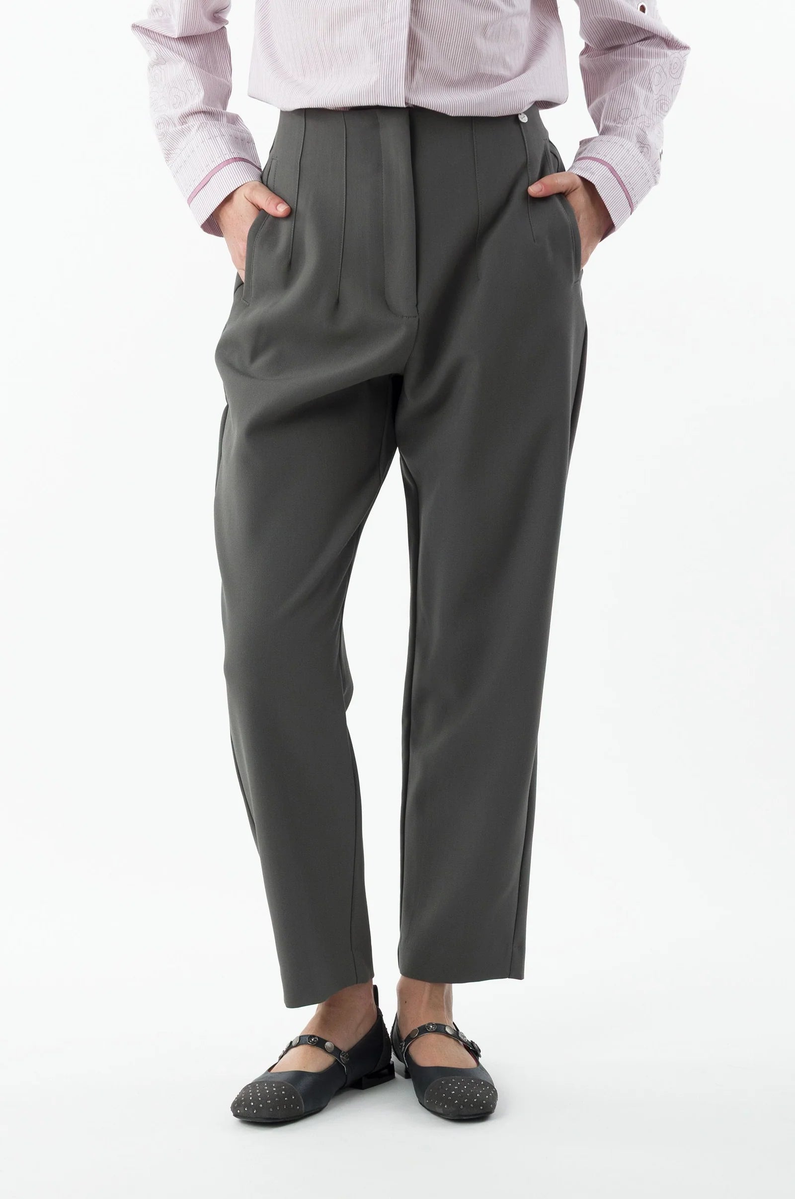 Pantaloni Donna Anekke dal Taglio Dritto con Vestibilità Confortevole