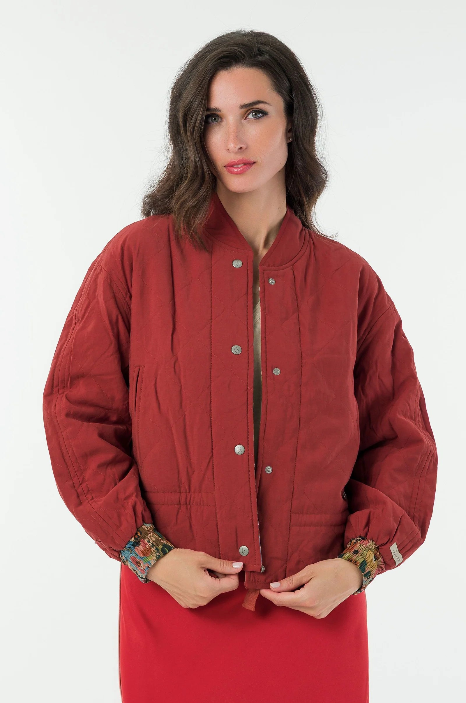 Bomber Donna Anekke Blossom Reversibile con Fantasia Artistica