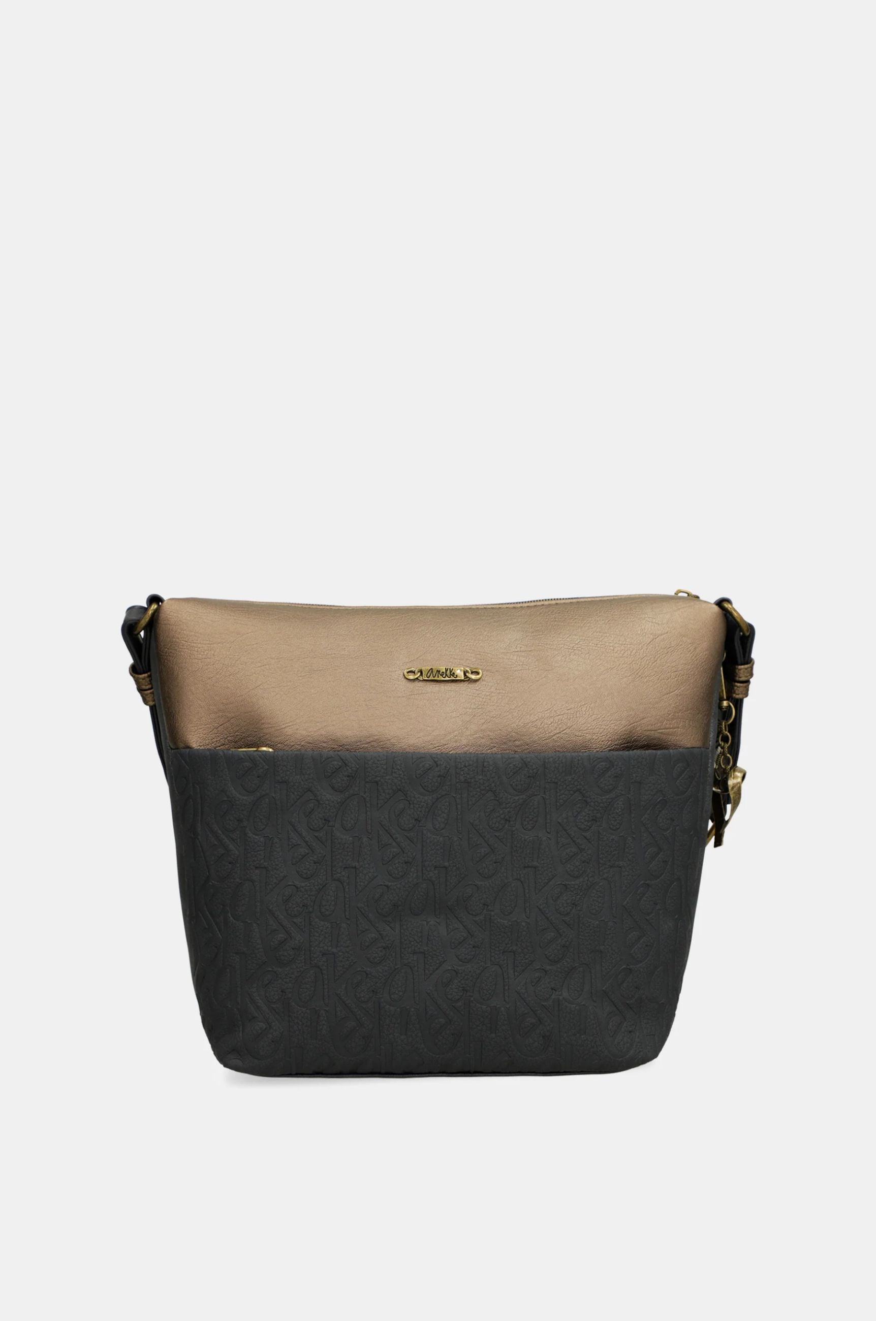 Borsa a tracolla Anekke Contemporary con illustrazioni urbane BLU TU | Giò Fashion