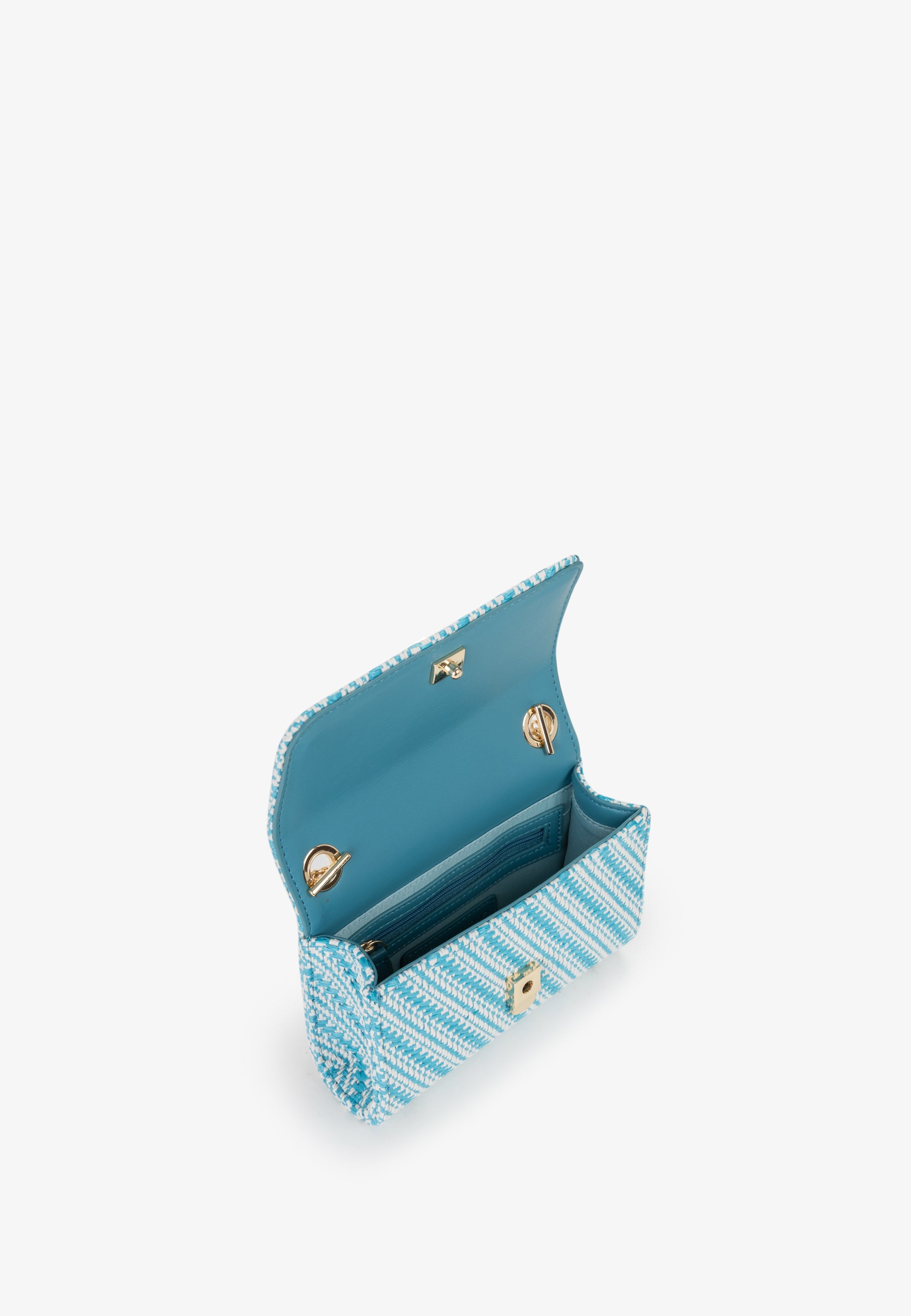 Mini bag donna Mario Valentino in tessuto intrecciato con tracolla a catena TURCH-MULTI TU | Giò Fashion