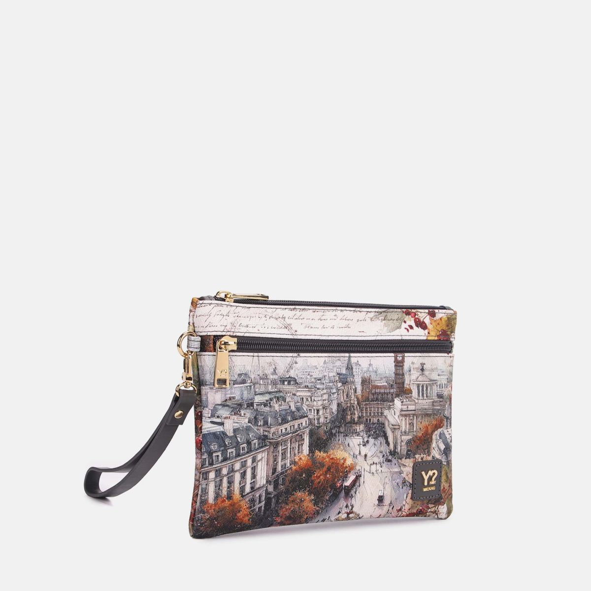 Ynot? Yes Bag Pochette Donna Piccola in Ecopelle con Zip