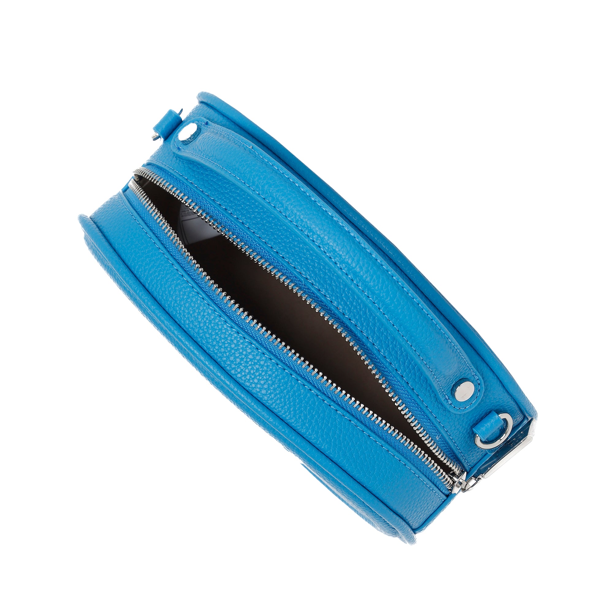 Borsa tracolla Byblos donna rotonda con logo frontale e tracolla regolabile Blu TU | Giò Fashion
