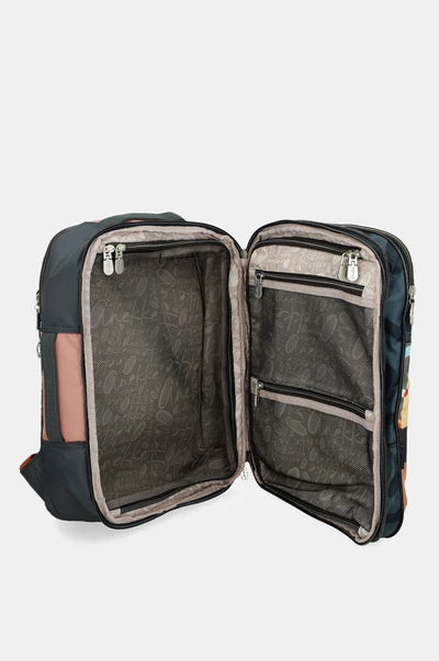 Zaino Anekke multifunzione da viaggio e tempo libero con tasche e chiusura con zip BLU TU | Giò Fashion