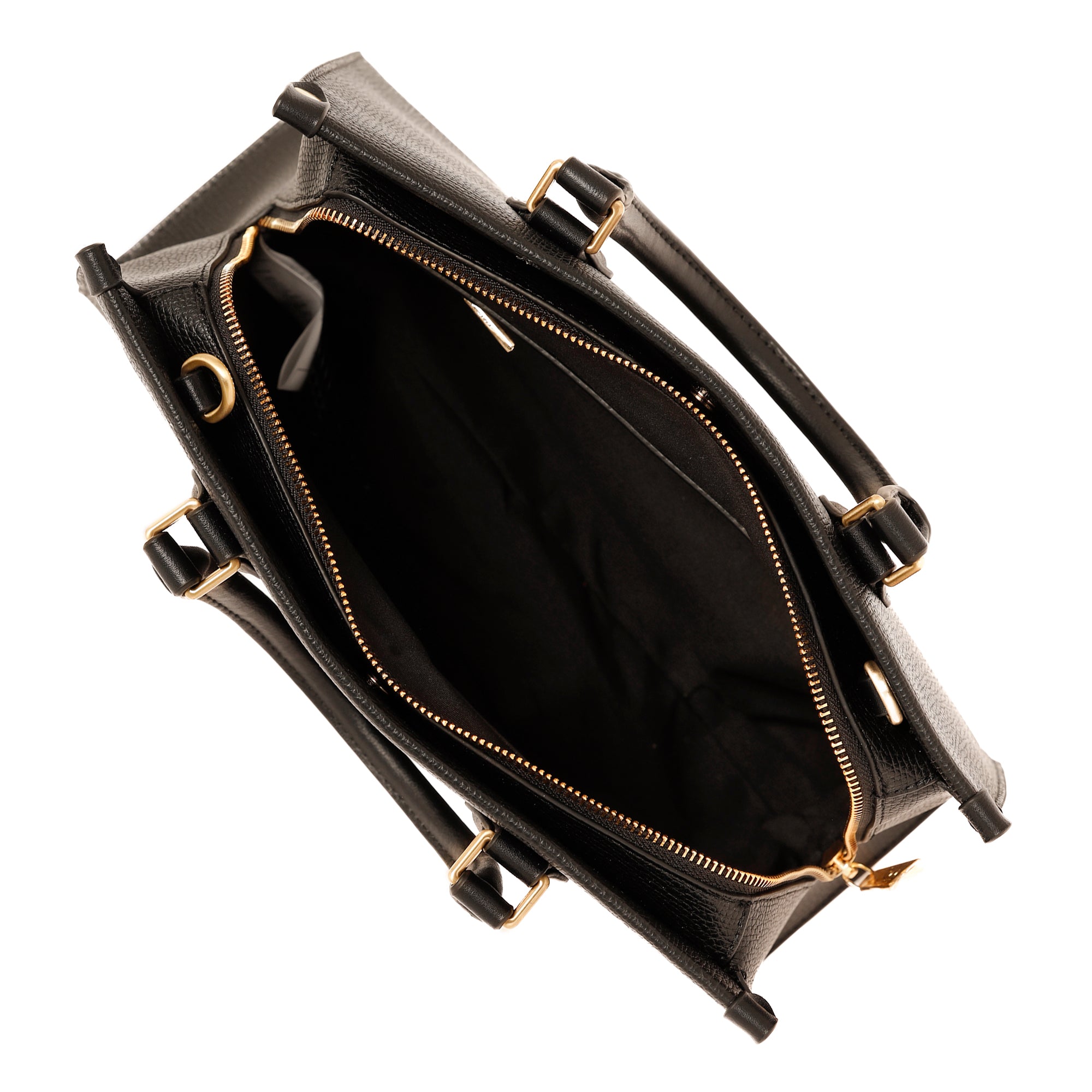 Borsa a mano Byblos donna compatta con tracolla regolabile e accessorio coordinato Nero TU | Giò Fashion
