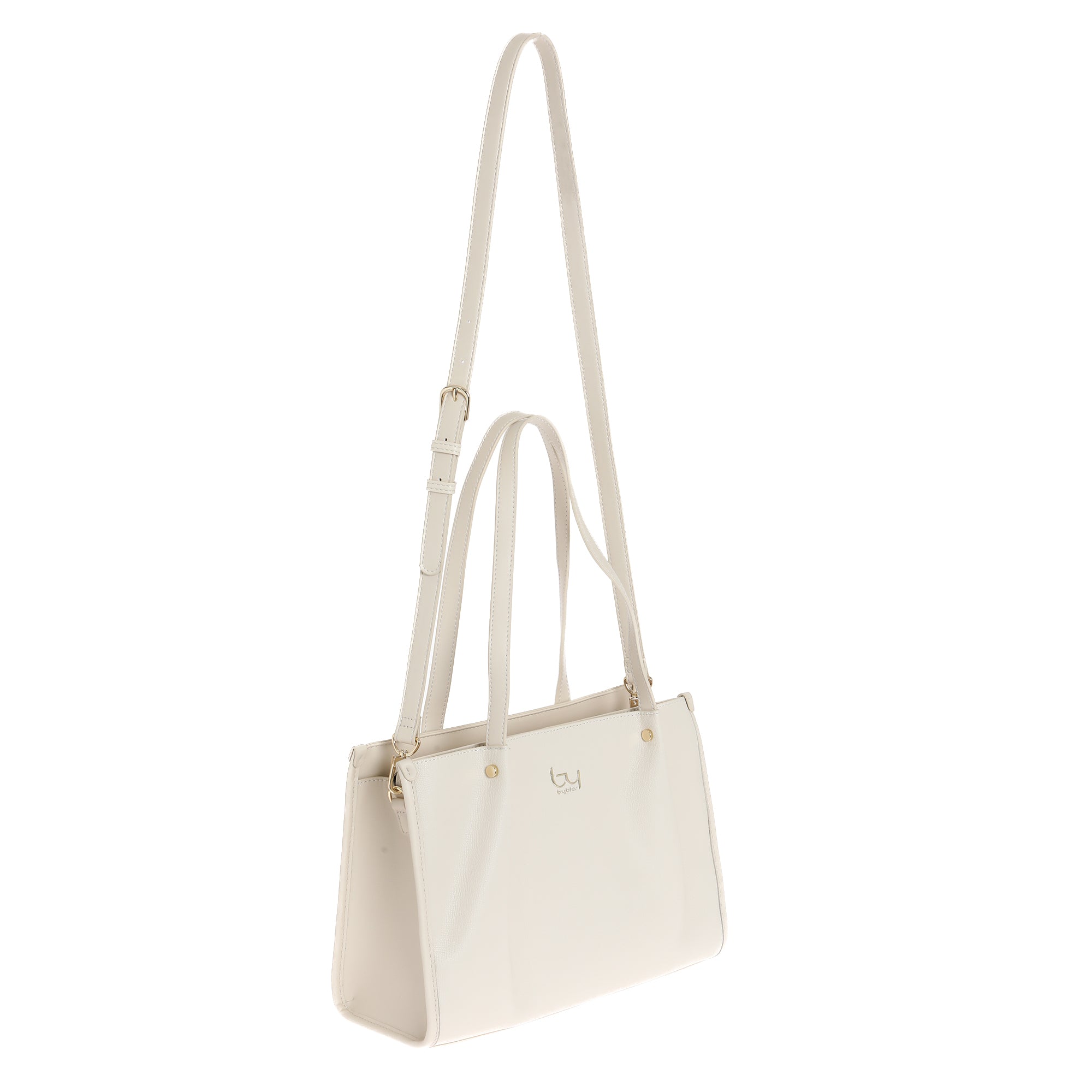 Borsa shopper By Byblos elegante in ecopelle Avorio TU | Giò Fashion
