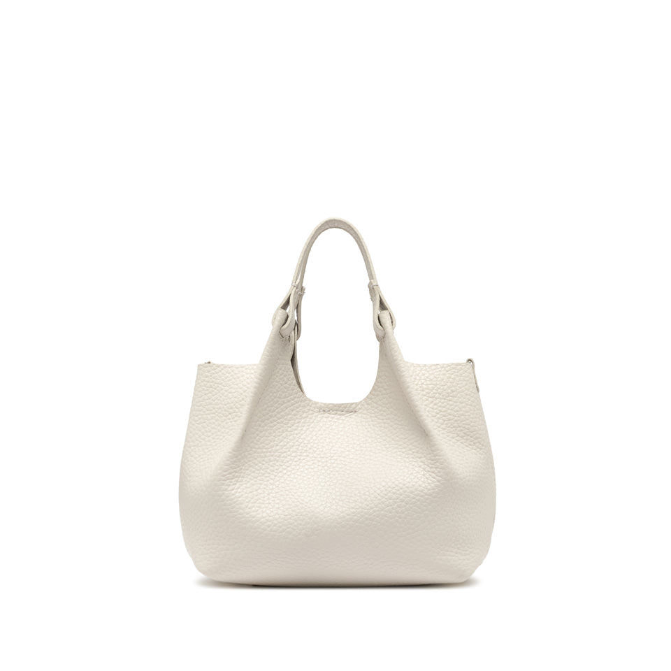 Borsa a Tracolla Gianni Chiarini Dua in pelle metallizzata Sabbia TU | Giò Fashion