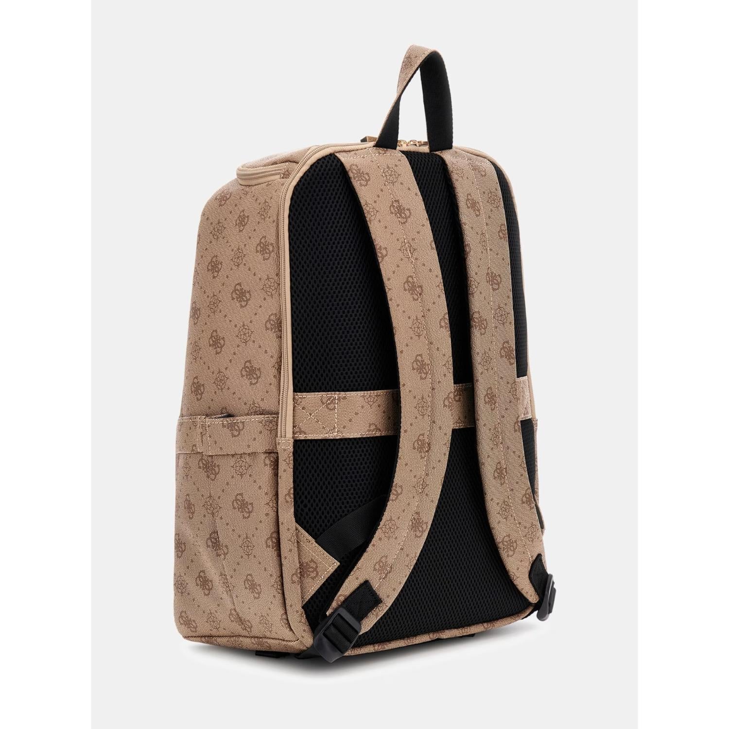 Zaino Guess con stampa logo 4G e tasche multifunzione BEIGE LOGO TU | Giò Fashion