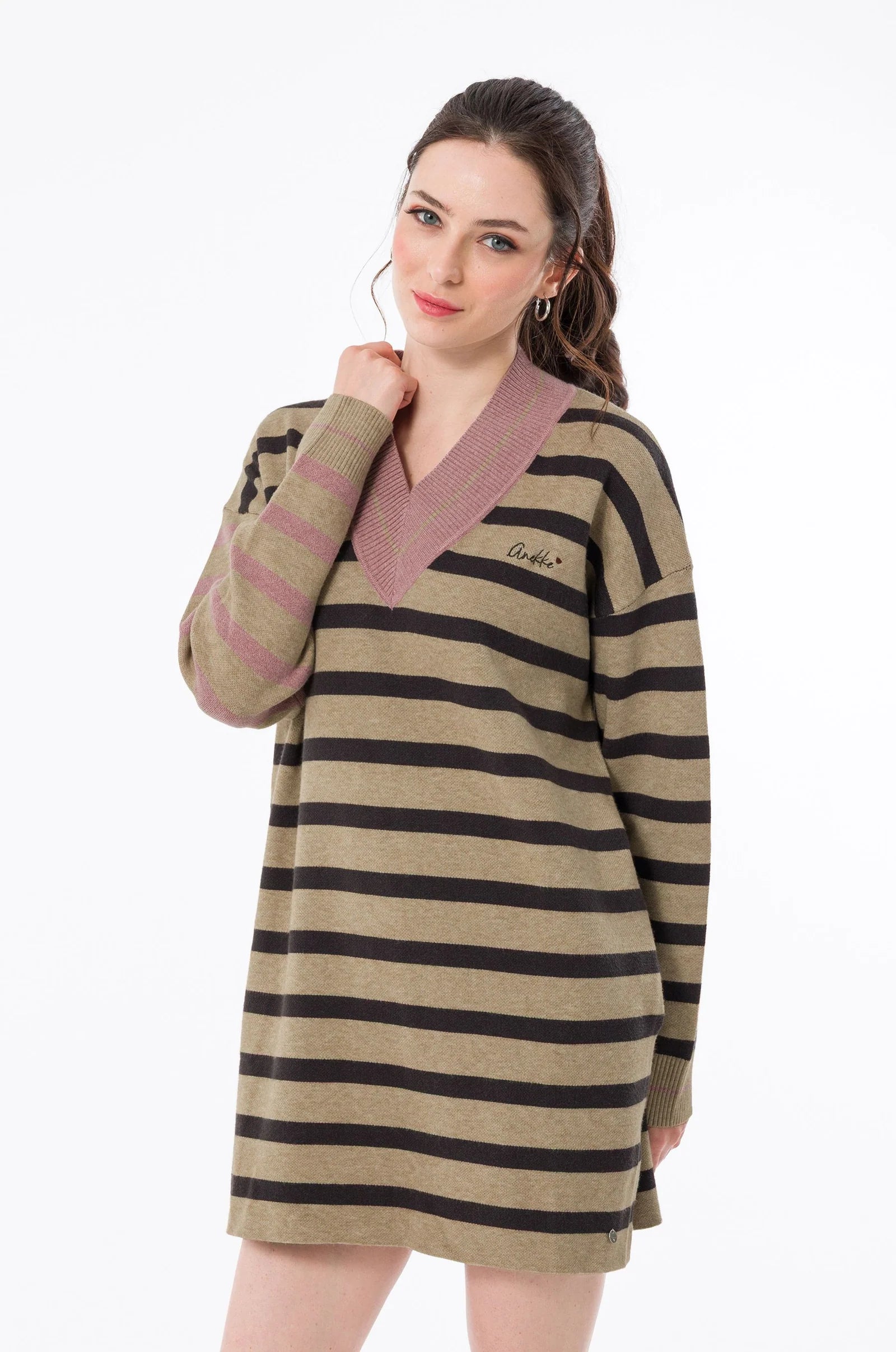 Maglione Donna Anekke con Scollo a V