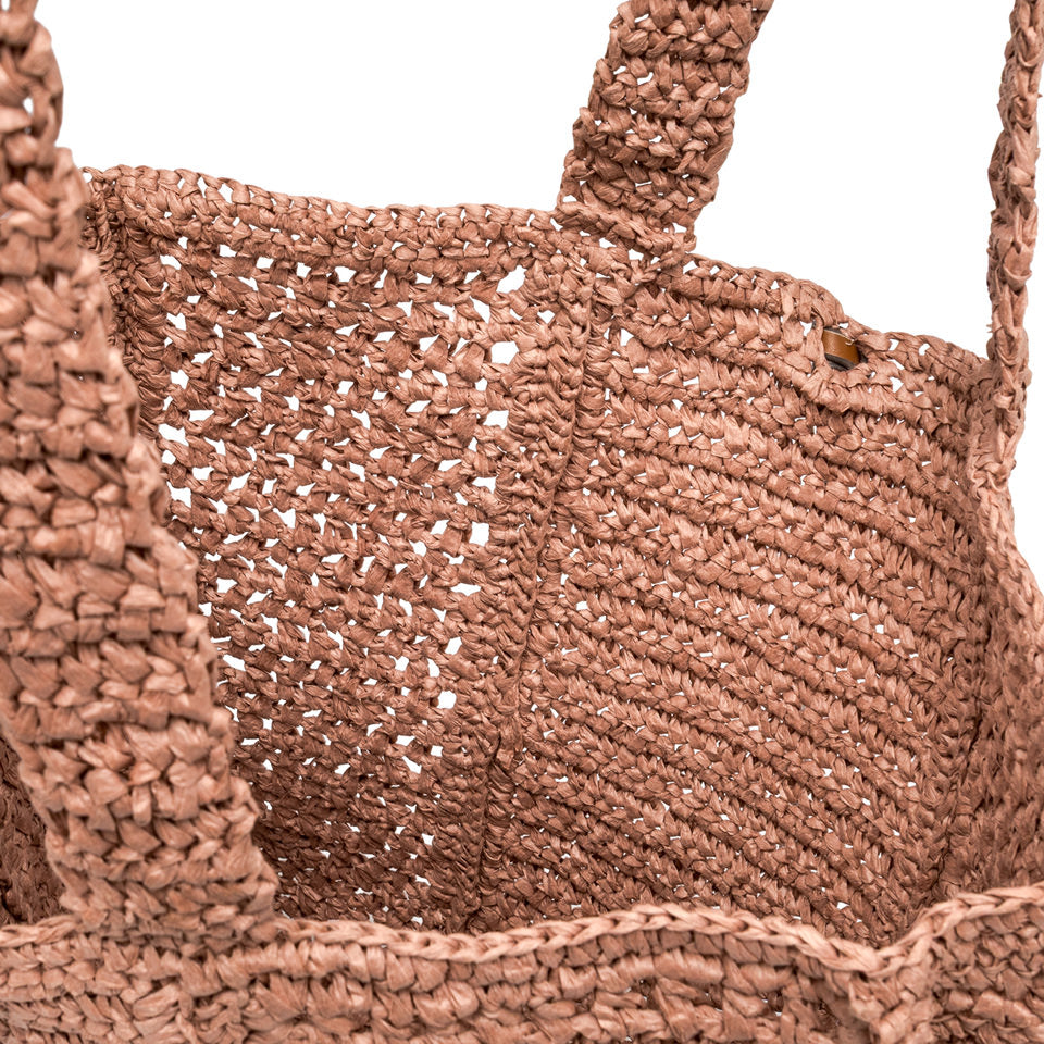 Borsa Shopper Gianni Chiarini Nefeli in crochet extra large