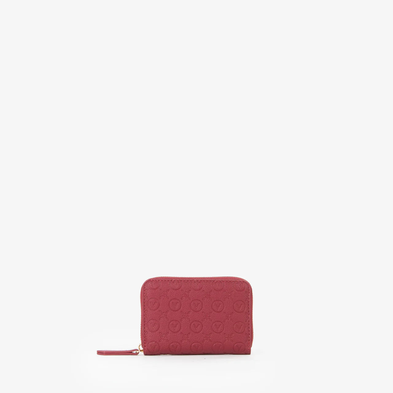 Valentino portafoglio zip around Samba compatto BORDEAUX TU | Giò Fashion