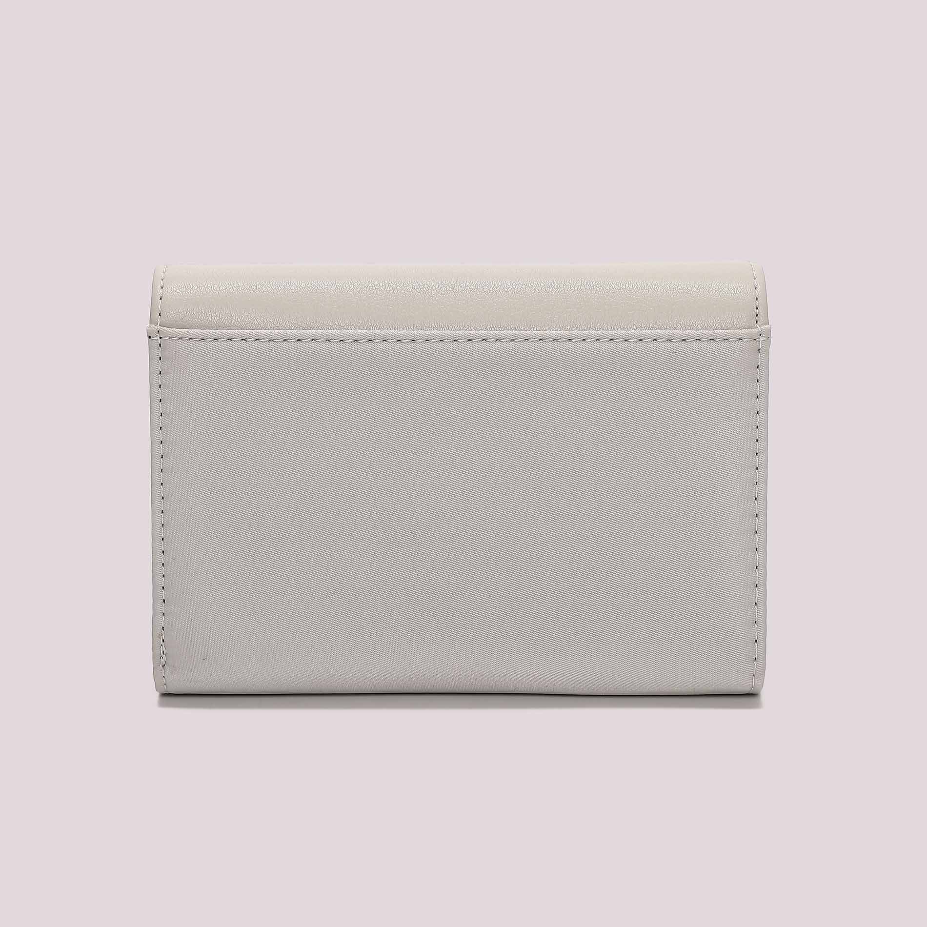 Portafoglio donna Mimi Mua con patta lunga design elegante e funzionale GRIGIO CHIARO TU | Giò Fashion