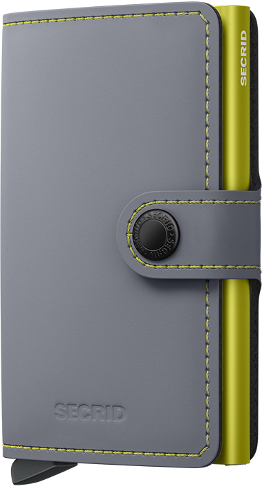 Portafoglio Secrid Miniwallet in pelle con protezione RFID e design compatto Grigio TU | Giò Fashion