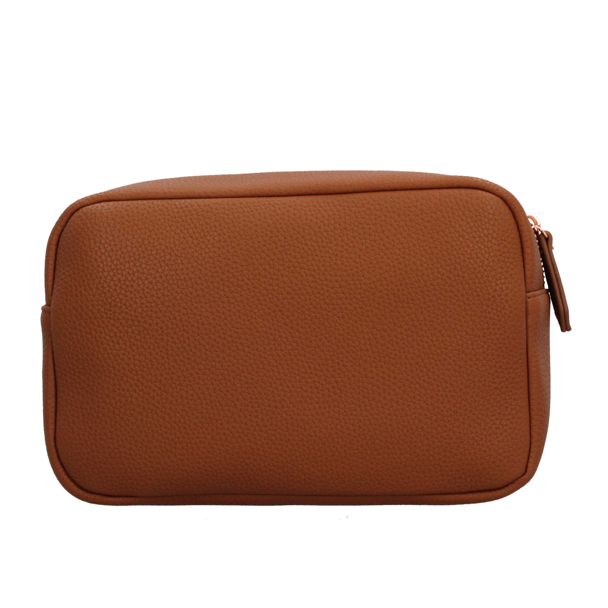 Beauty Case Mario Valentino Nero in Ecopelle con Logo Frontale