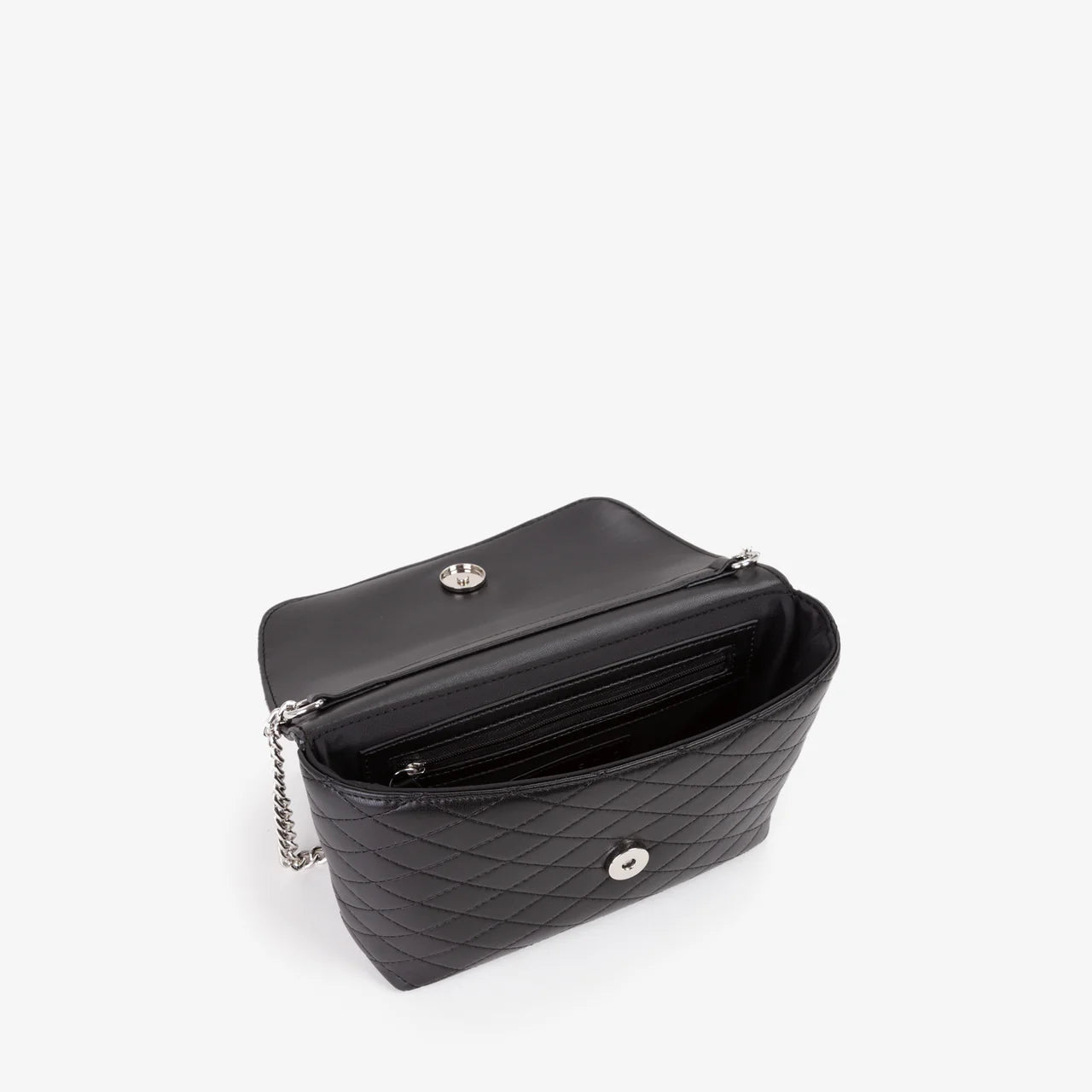 Valentino mini borsa donna trapuntata con patta Nero TU | Giò Fashion