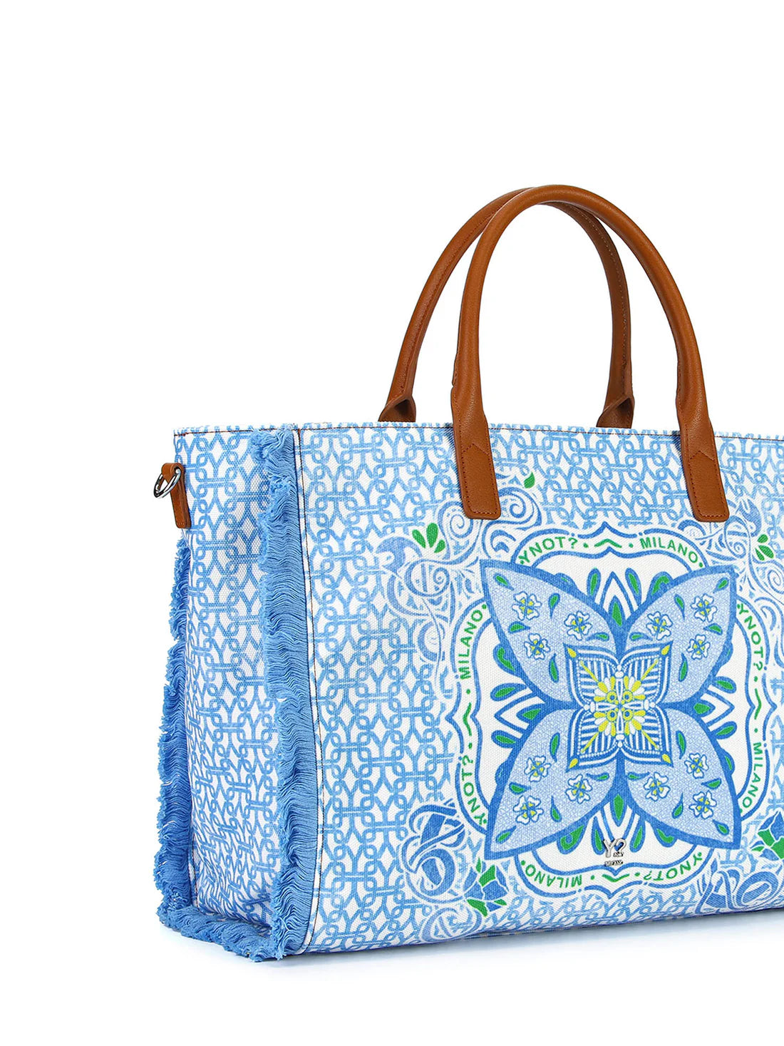 Borsa mare YNot Tote Large fantasia floreale da donna